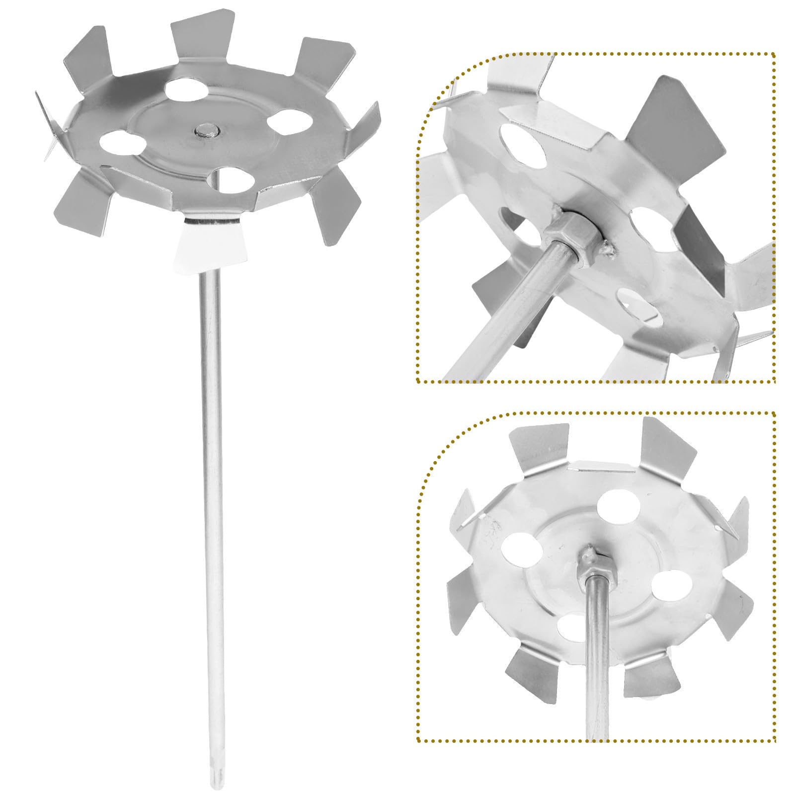 Alipis Miscelatore per Trapano Elettrico per Vernice e Cemento Asta Miscelatrice in Metallo Resistente All’Usura Accessorio Multifunzione per Mescolare Fango e Pittura per Uso