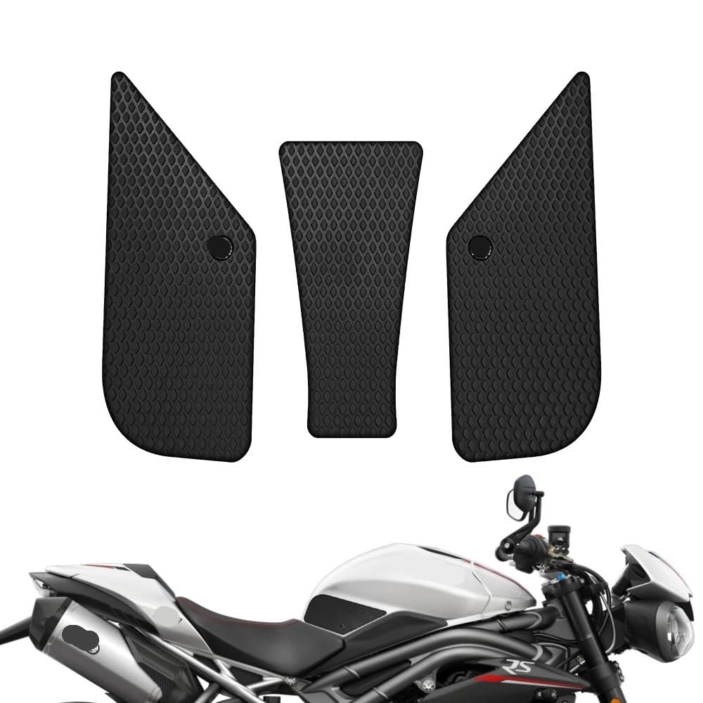 Protector deposito Almohadilla De Tracción De Tanque Motocicleta, Pegatina Antideslizante, Protector Rodilla De Gas para TR&IUMPH Speed ​​Triple R/RS/S 2016 A 2020