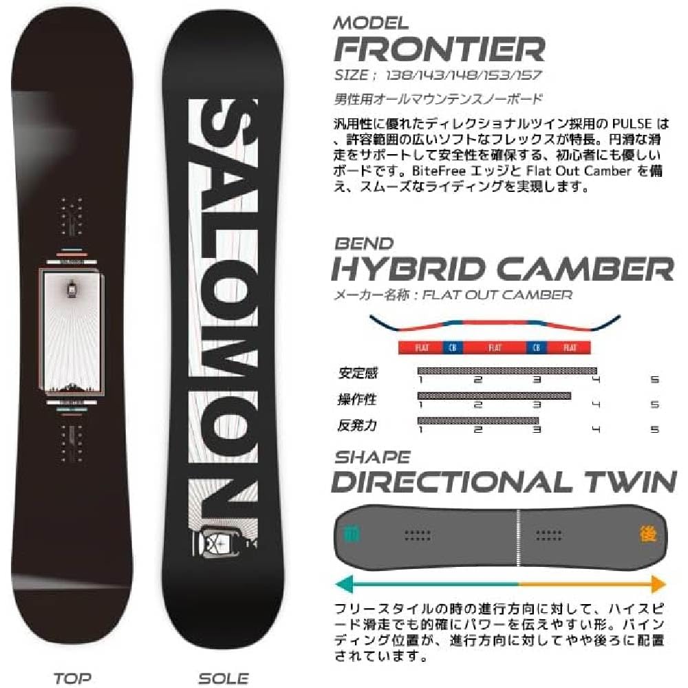 サロモン スノーボード ビンディング セット 初心者 148 M レディース