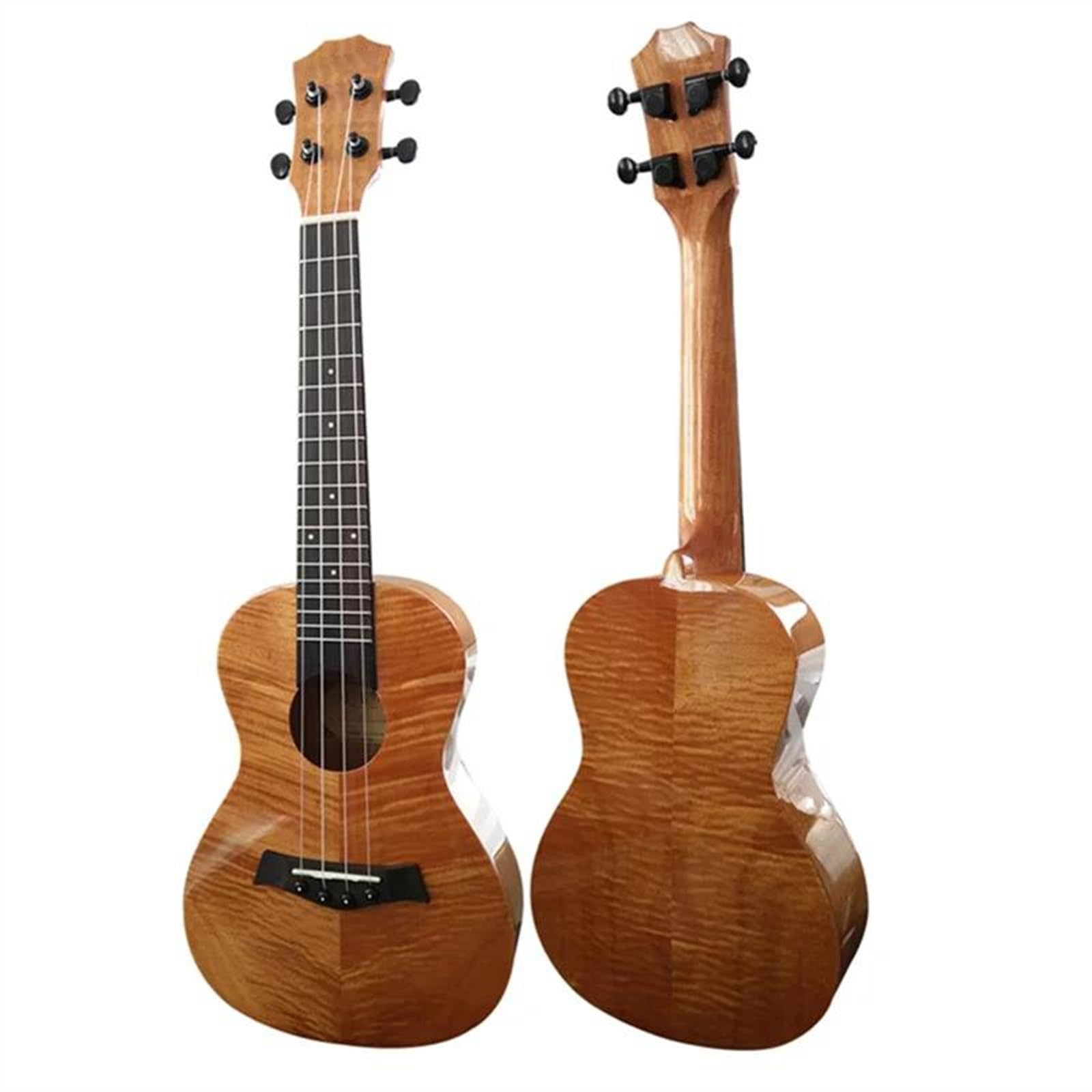23-Zoll-Konzert-Ukulele, Mahagoni, Glänzend, 4 Nylonsaiten, Kleine Akustikgitarre Ukulele für Anfänger