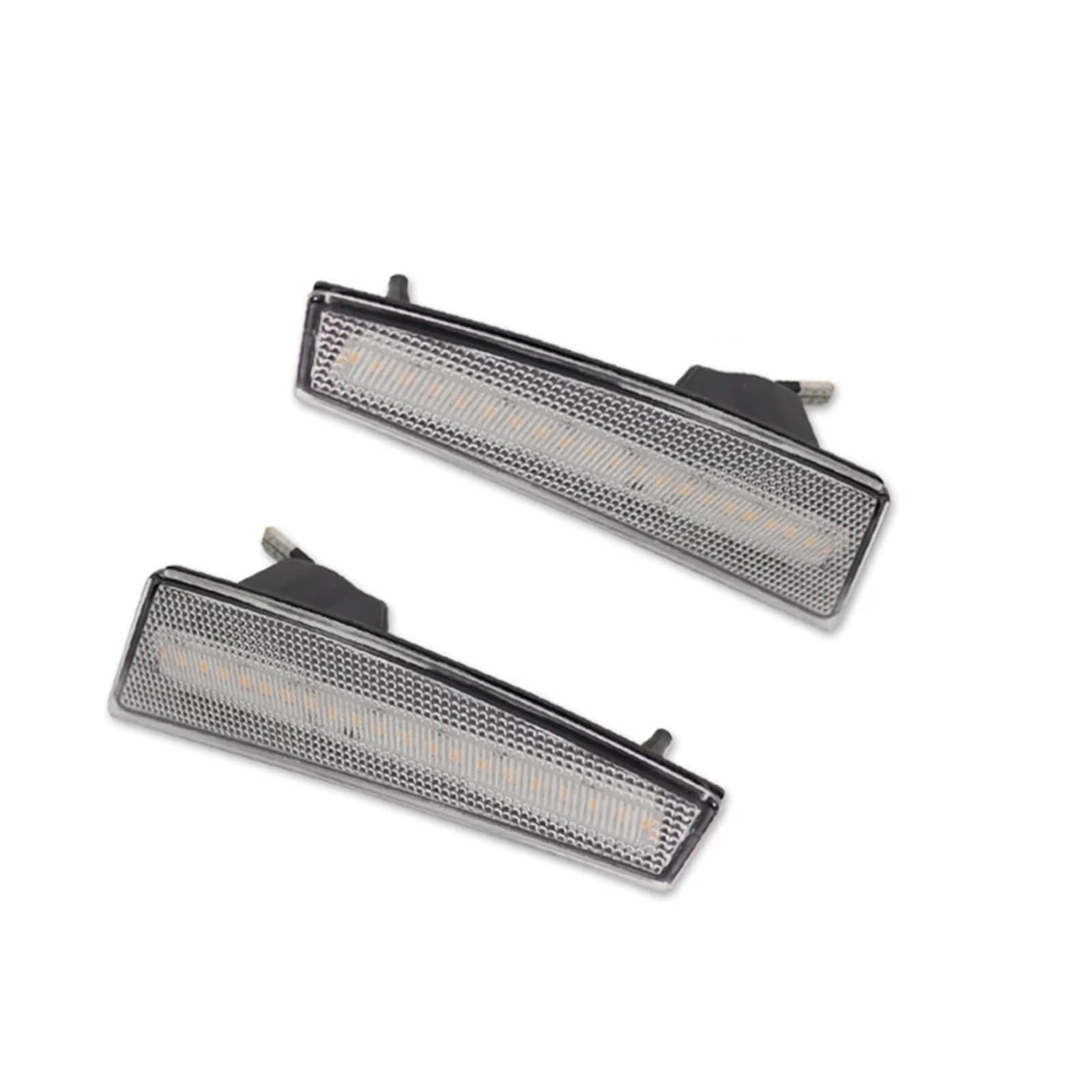 Indicatore di Direzione Per Jeep Per Liberty 2008-2012 Auto Anteriore Indicatore Laterale Indicatori Direzione Luci Parcheggio Ambra LED Bianco 12V Luci di Posizione(Clear Lens Amber)