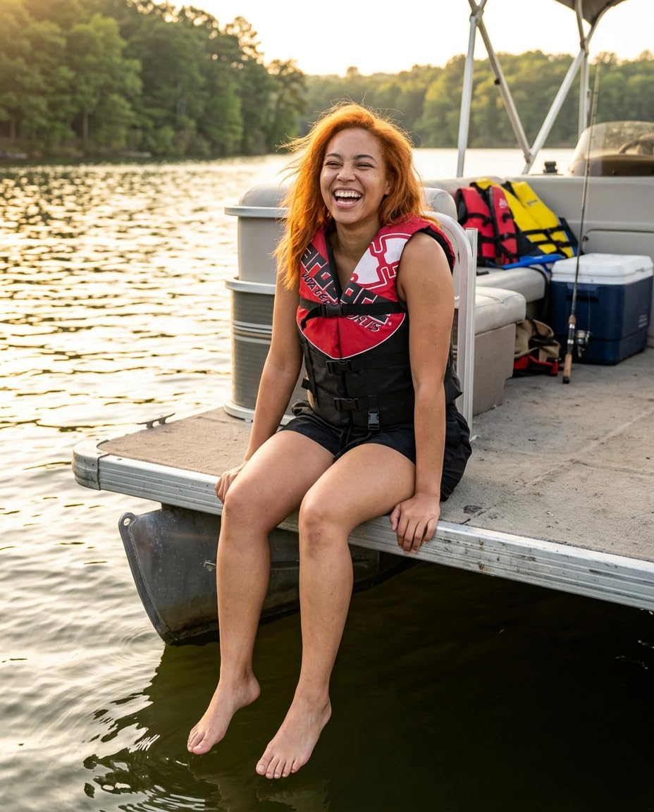 Hardcore USCG Type III Life Jacket PFD for Adults & Kids | Durable, Comfortable Ski Vest with Leg Strap for Watersports, Boating, Tubing & Enhanced Safety on The Water