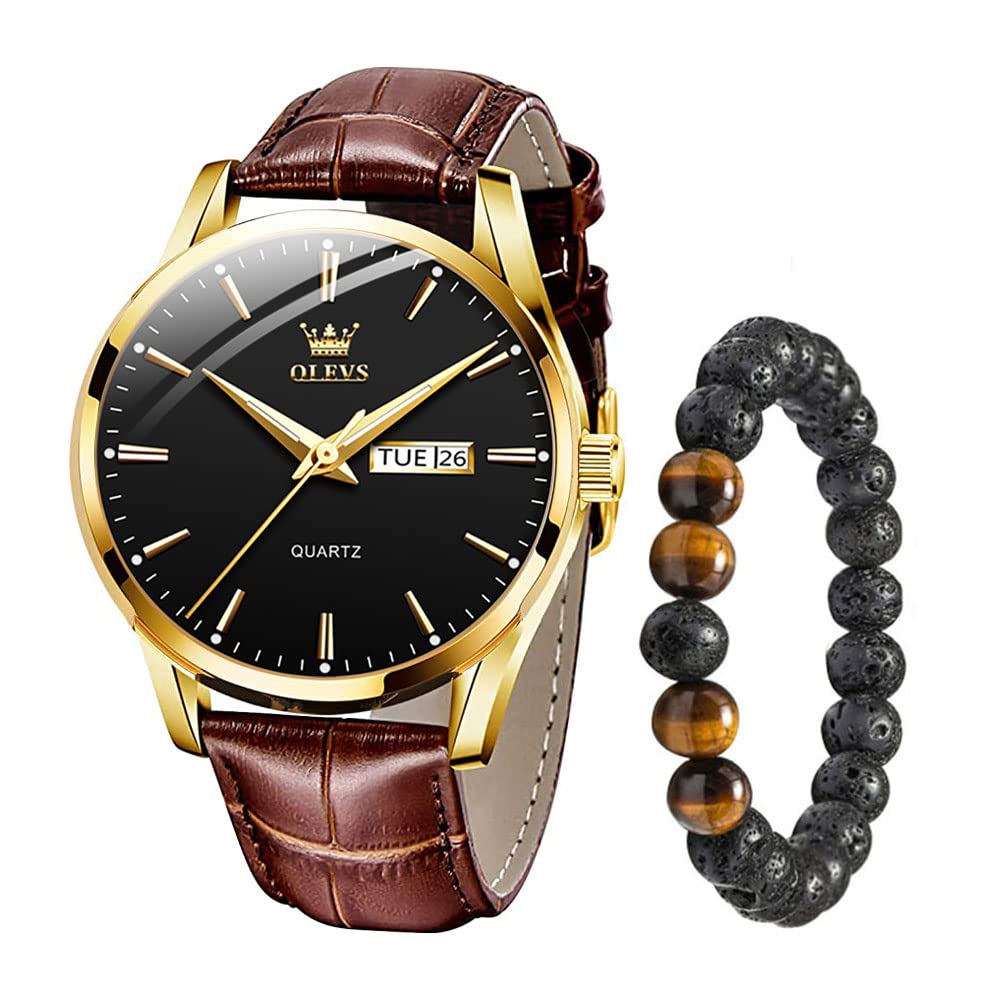 Raitown Orologio da Uomo Cinturino in Pelle Ultraleggero Impermeabile Luminoso Classic Orologi al Quarzo Disponibile Nero Blu Bianco