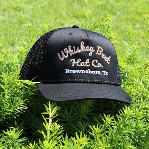 WHISKEY BENT HAT CO. Sale Barn Adjustable Snapback Hat (Black)