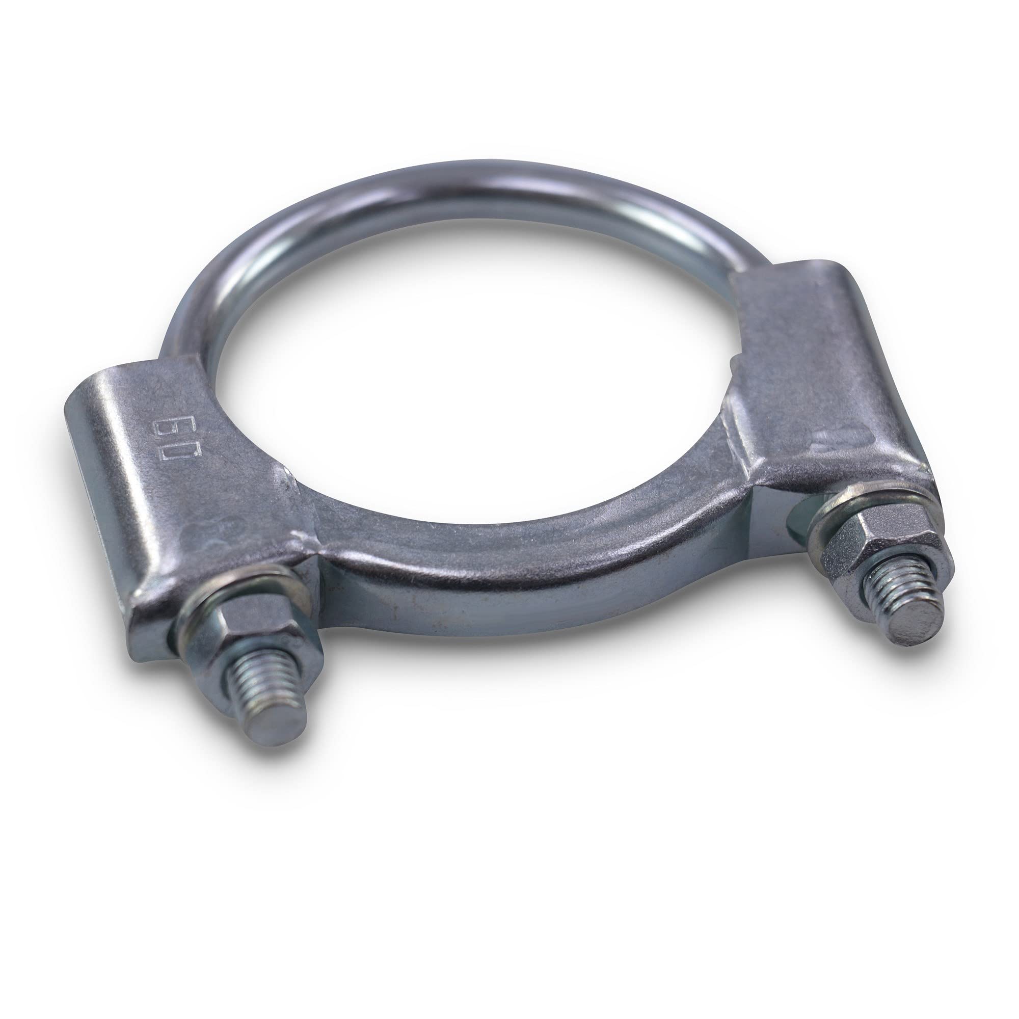 ATEC Germany Auspuff Schalldämpfer Set 1x Endschalldämpfer, 2x Anschlagpuffer, 1x Bügelschelle Ø 60 mm Kompatibel mit OPEL ZAFIRA/ZAFIRA FAMILY B (A05)