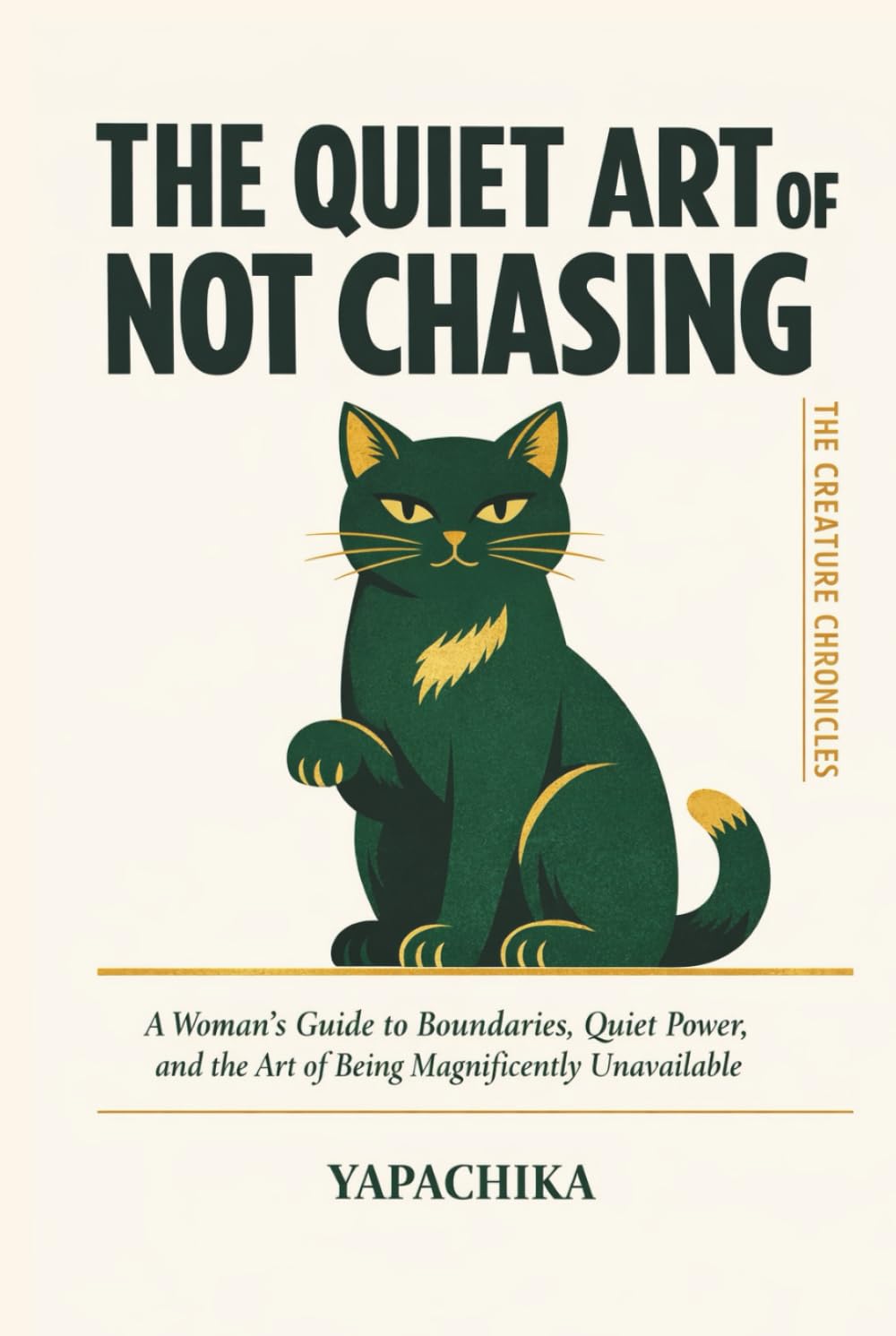The Quiet Art of Not Chasing: A Woman’s Guide to Boundaries, Quiet Power, and Emotional Self-Respect