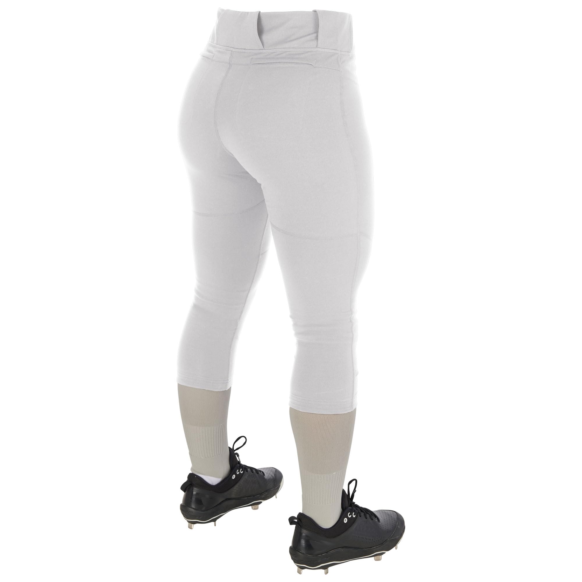 CHAMPRO Women's Standard Zen Fastpitch Softball Pants, White