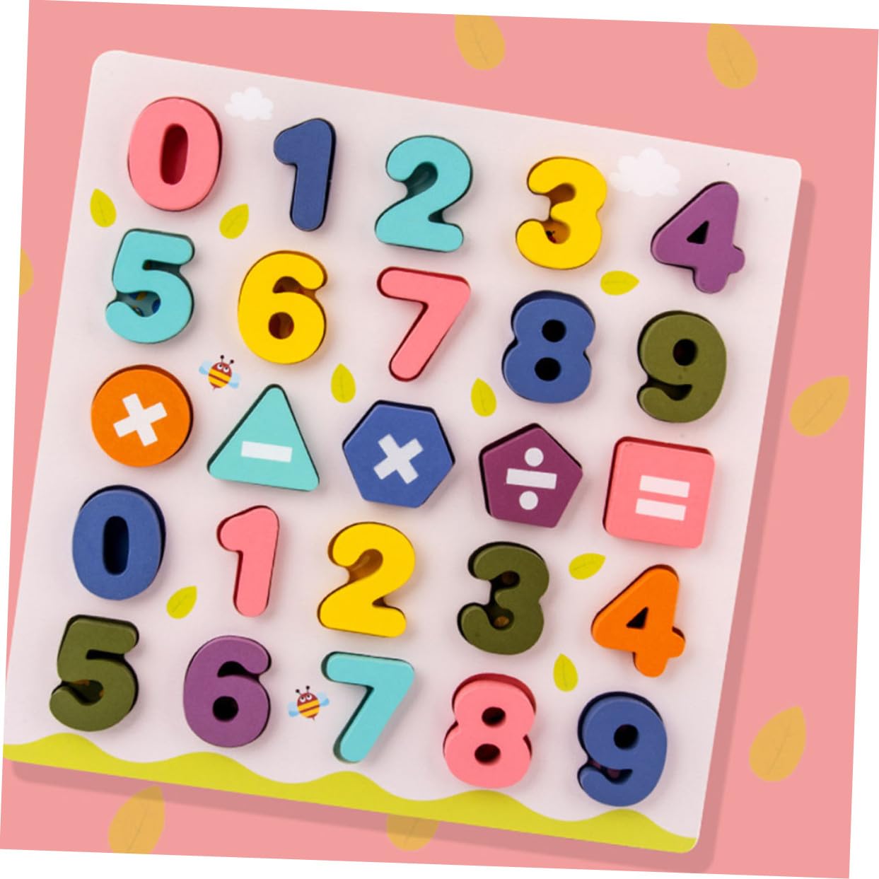 2 Juegos Juguetes Educativos de Madera para Bloques de Letras y Números con Base Rompecabezas de Reconocimiento Desarrollo Cognitivo y Coordinación Manual para Infantil