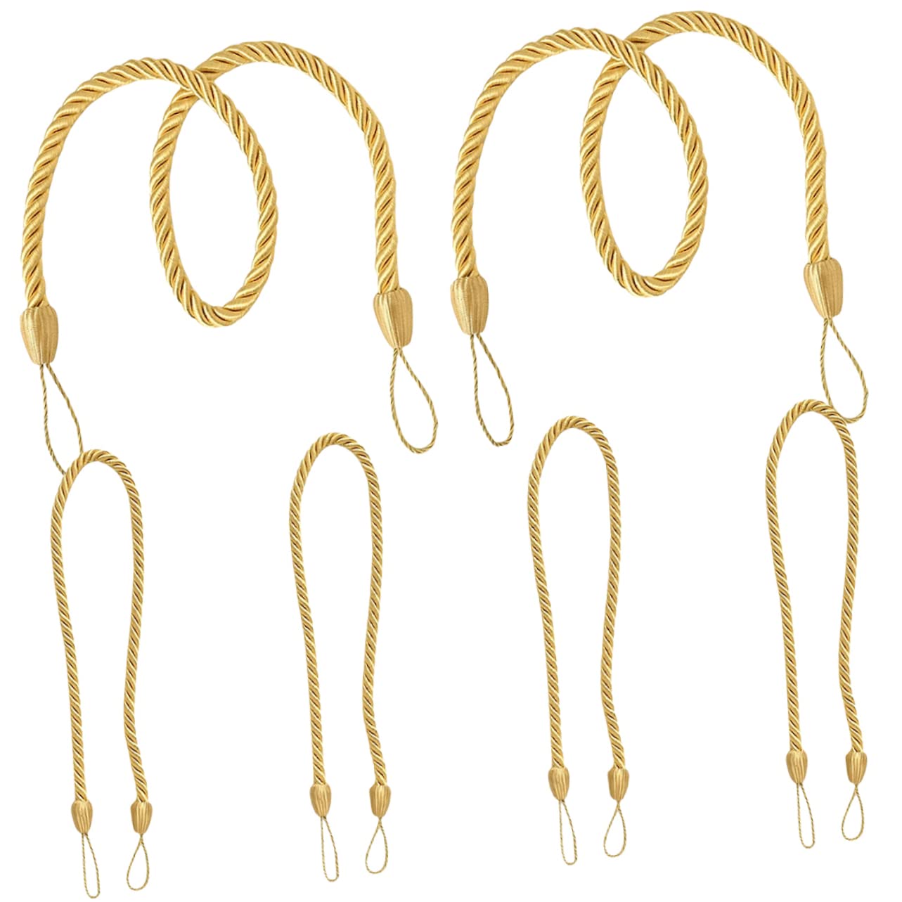 6pièces Embrasses Rideaux Corde Oxford Corde Décorative