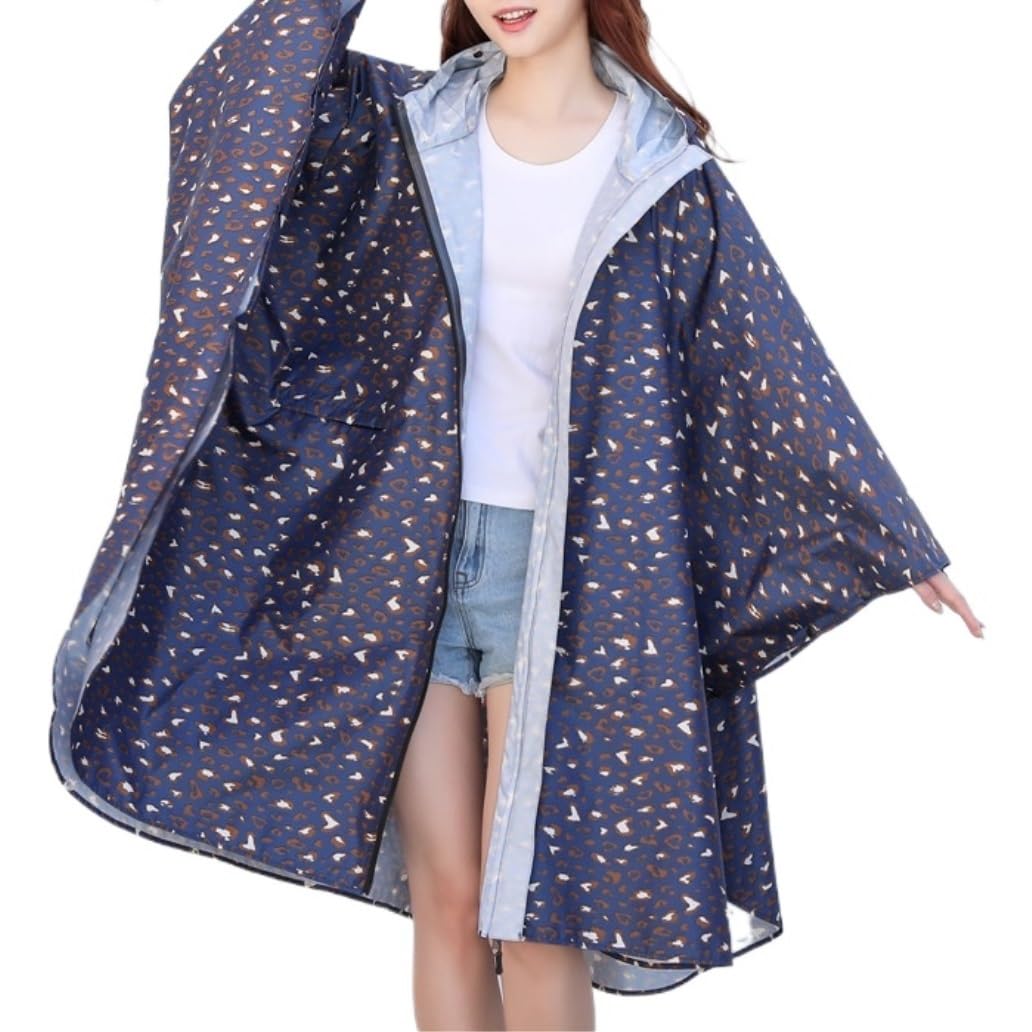IRYZE Impermeabile Poncho Mantello Per Adulti Impermeabile Trench Leggero Poncho Ciclismo Escursionismo Taglie Forti E Donna Poncho Impermeabile (Color : A, Size : XL)