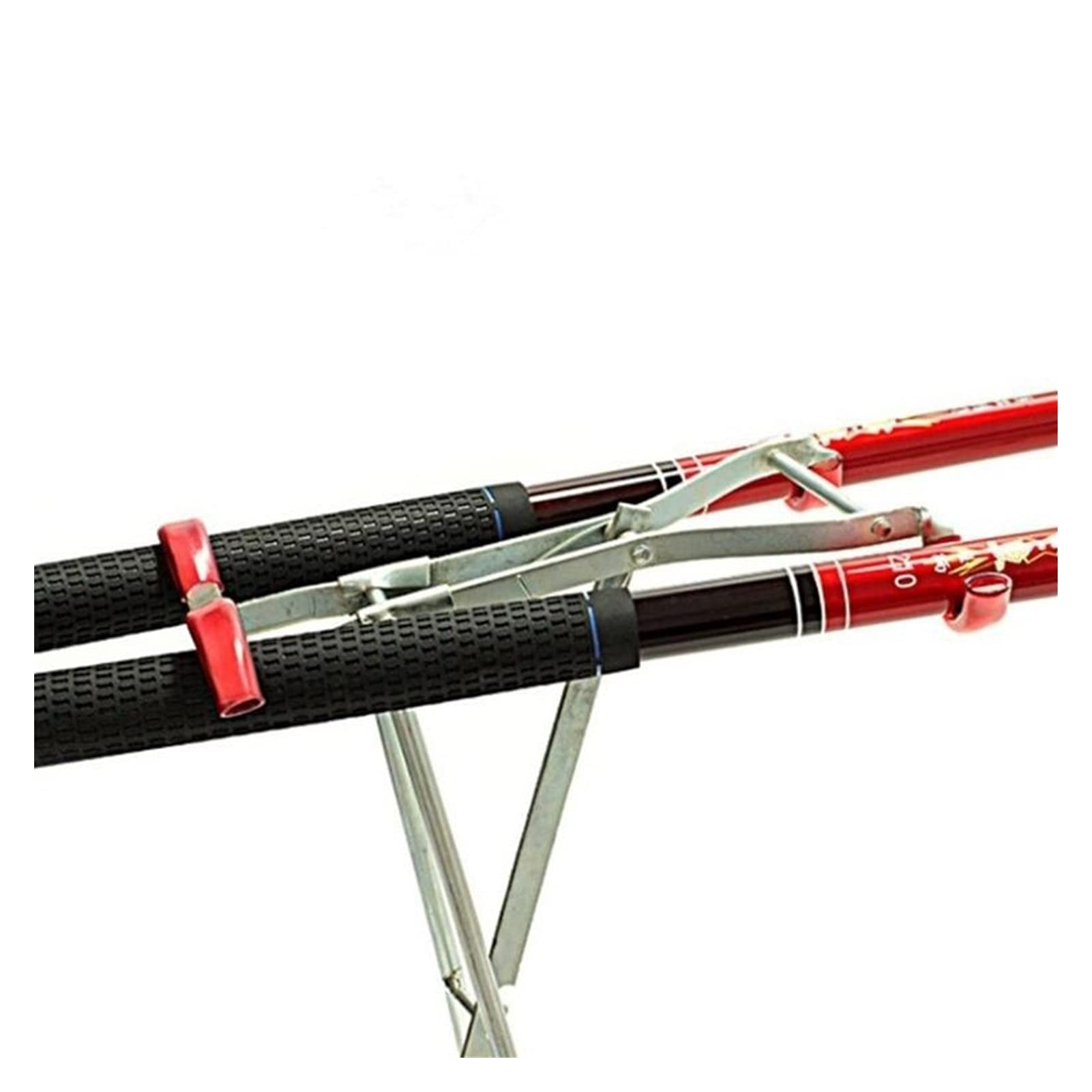 Tripode Pesca Soporte de Poste de Pescado Ajustable Soporte de Accesorios Deportivos al Aire Libre Herramientas para Pescar Pesca Doble Soporte para cañas de Pescar