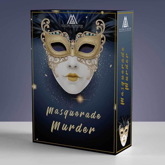 Masquerade Ball/Carnival Murder Mystery Host Your Own Game Kit Up To 20 Players - USB Version With Digital/Printable Files Medium English 4 - 20 Players
