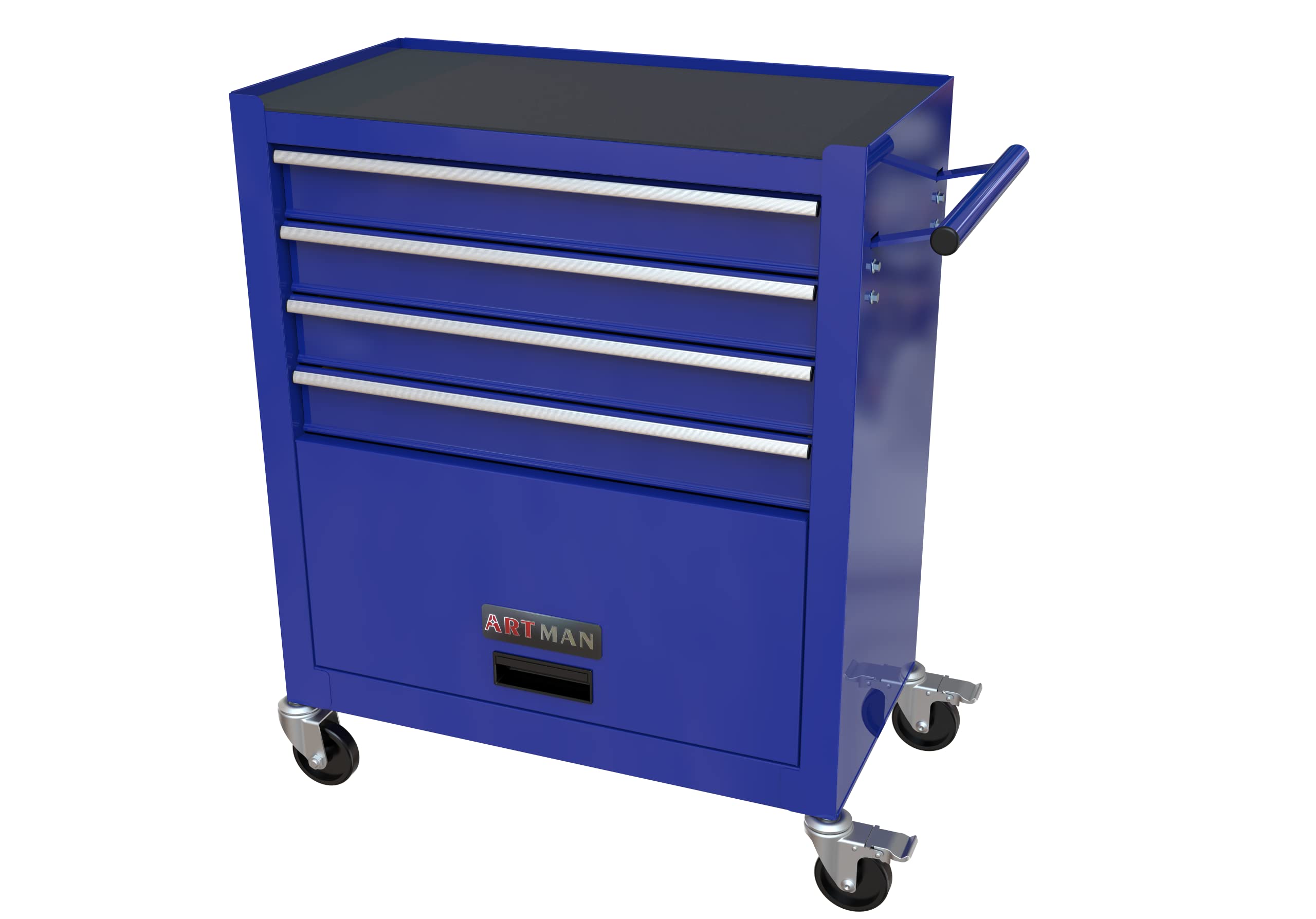 GOWE 4 Drawers Tool Cabinet with Tool Sets-Blue