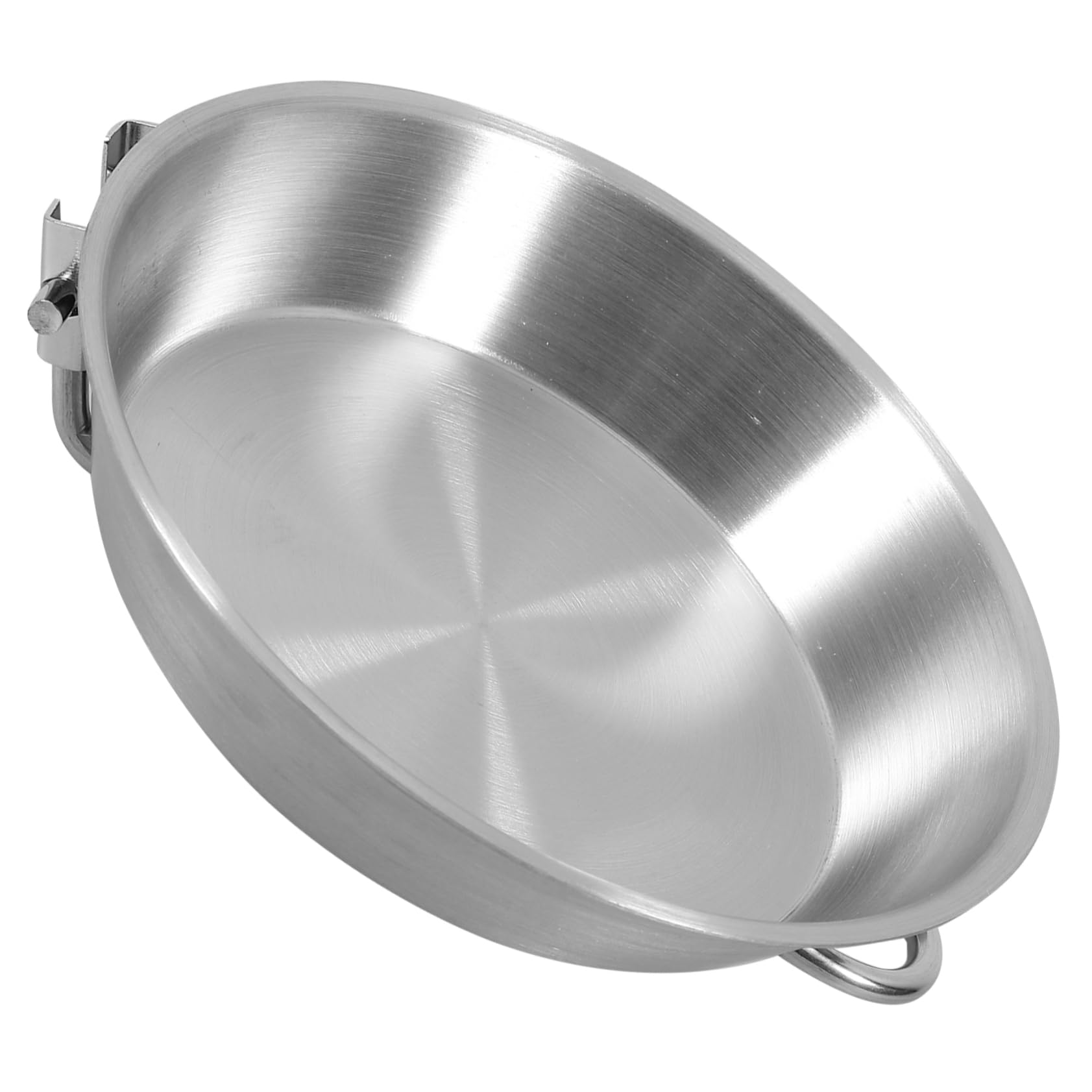 Mini Stainless Steel Folding Pan Nonstick Egg Frying Pan for Cooking Compact for Camping Travel