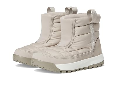 Columbia Kids Snowtrottm Mid (Toddler/Little Kid/Big Kid) Kids Shoes Soft Taupe/Sea Salt : 13 Little Kid M, Synthetic