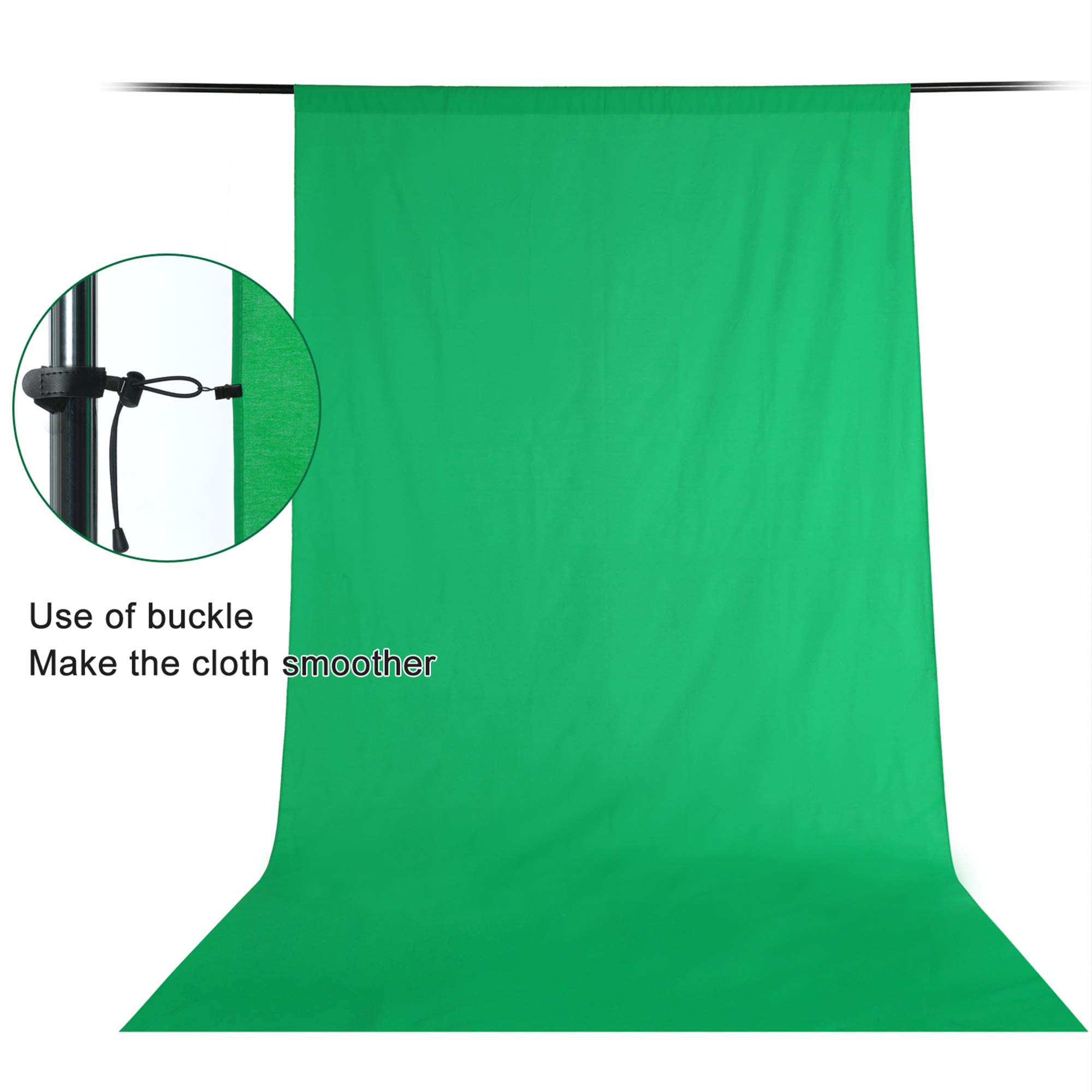 Buy EMART 1.8x2.8M/6x9ft Green Screen Background Photography Backdrop