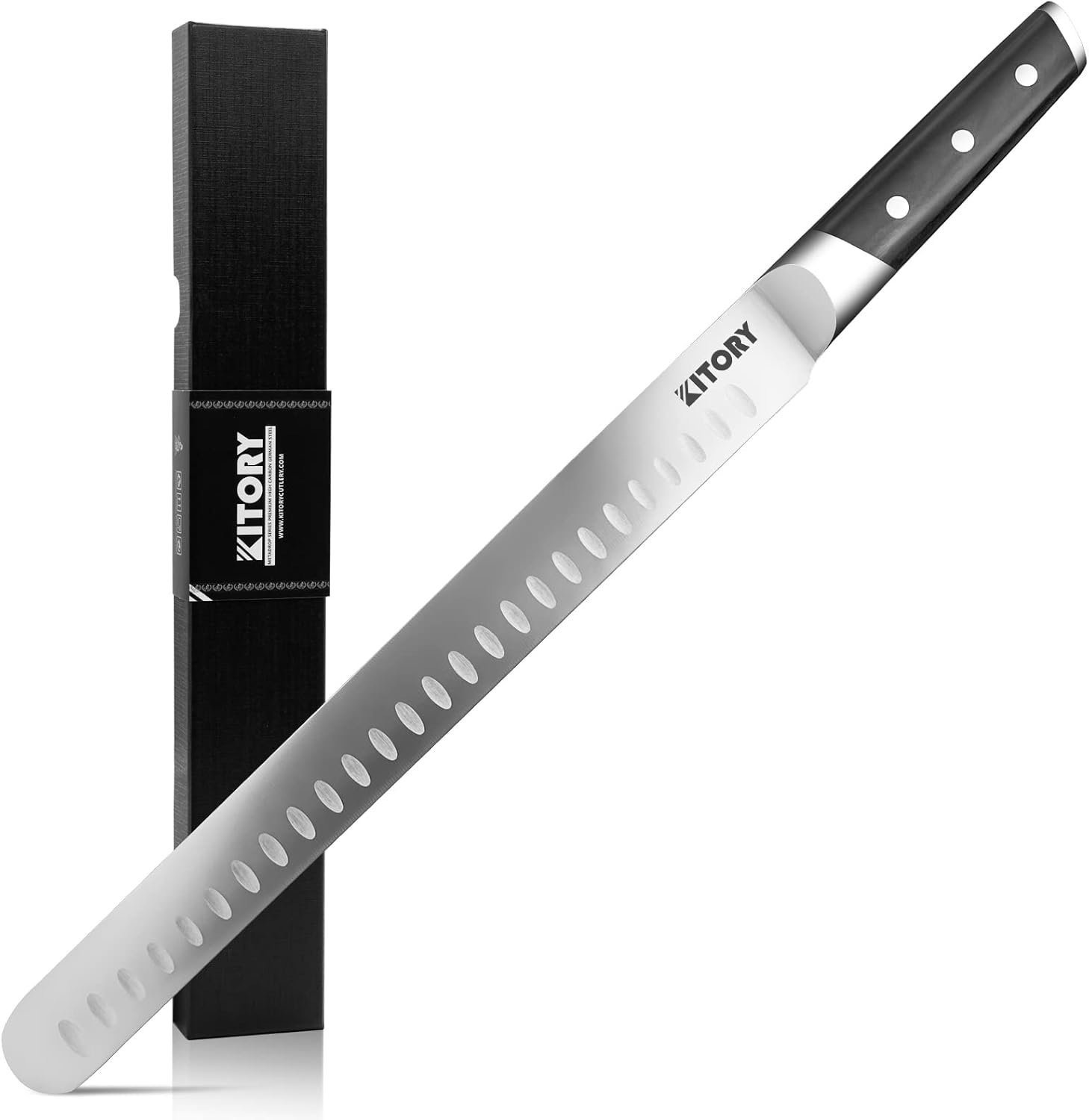 KITORY Slicing Carving Knife 12" Brisket Knife German High