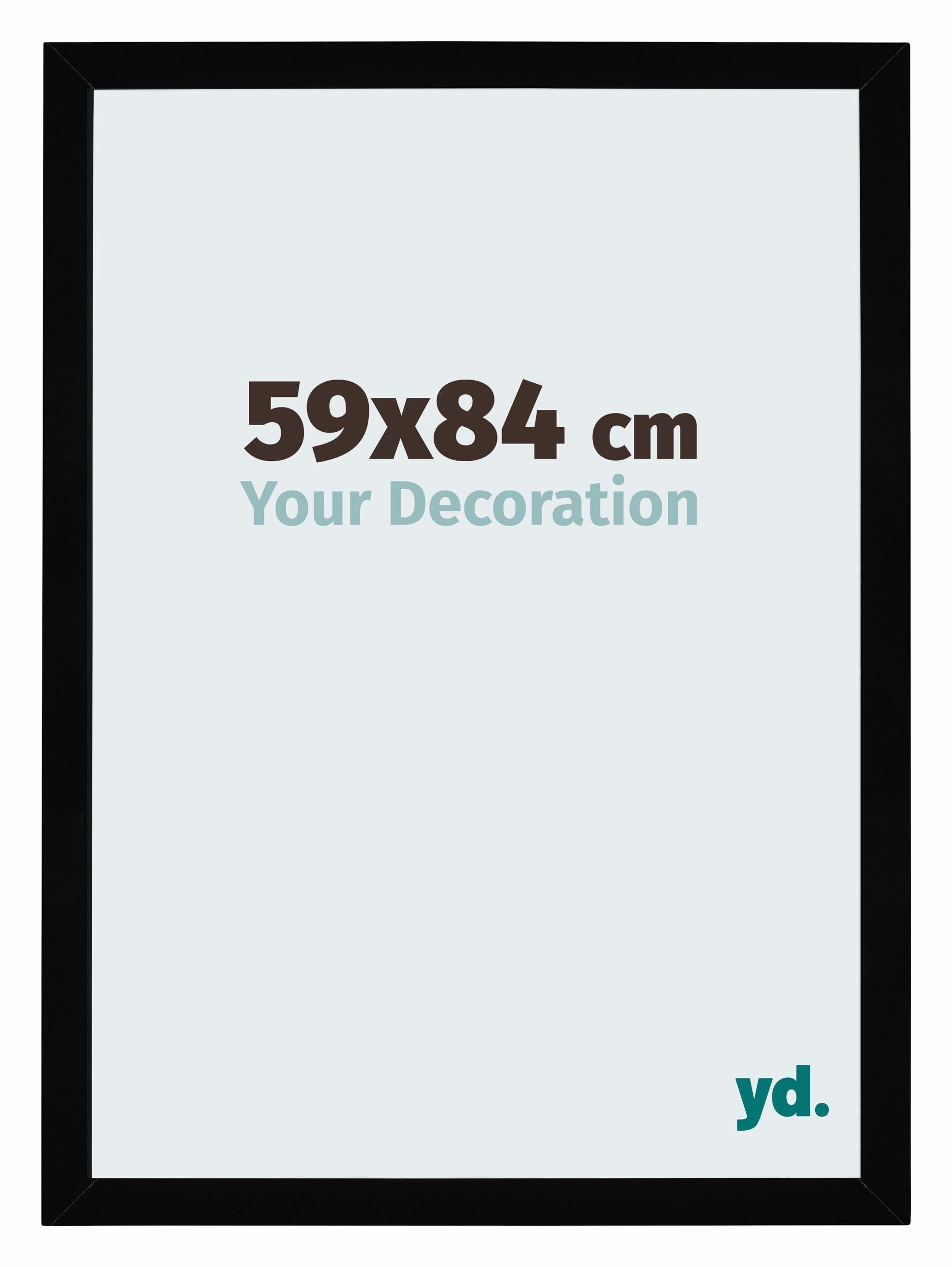 Your Decoration - Puzzle frame 59x84 - Black High Gloss - Puzzle frame 1500-2000 Pieces - MDF Photoframe - Mura
