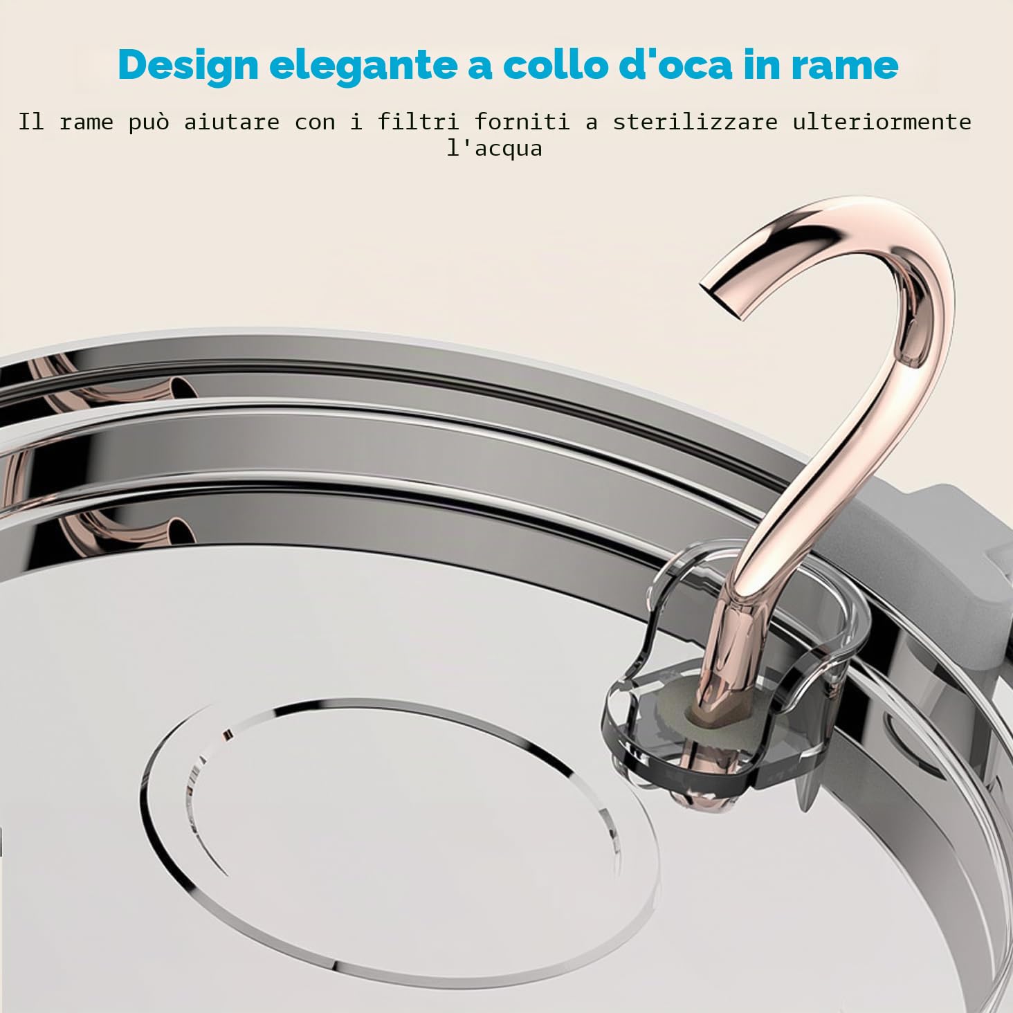 TOMXCUTE Fontanella Per Gatti In Acciaio Inossidabile, 4,0L Fontana Per Gatti, Fontanella per Cani, Con 1 Spugna e 3 Filtri a Carbone