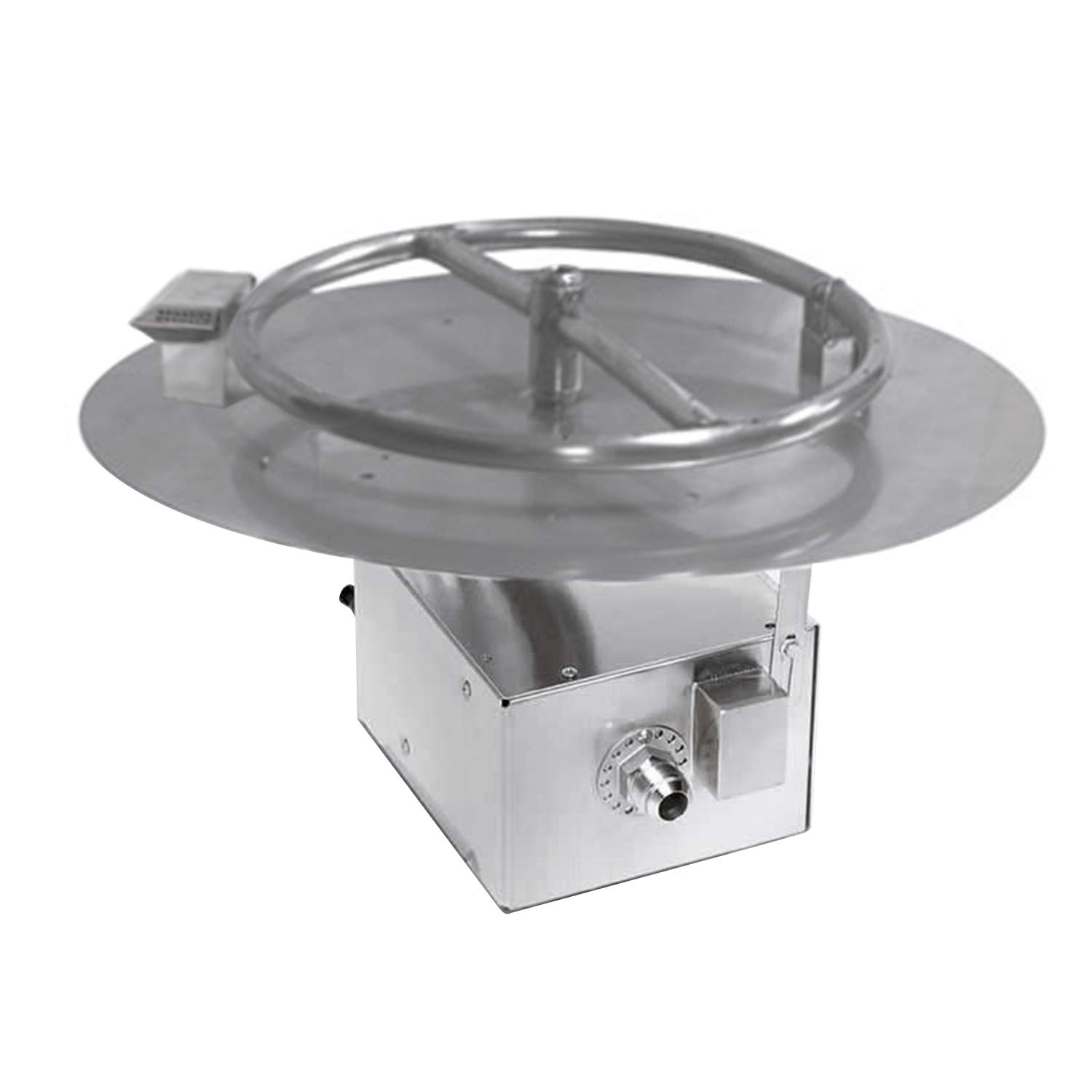 Hearth Product Control 14" Round 120VAC Flat Fire Pit Pan - NG