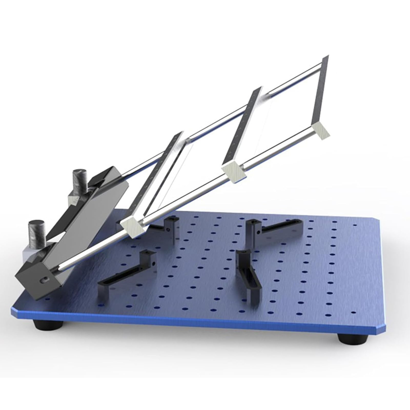 Máquina de impresión de pasta de soldadura, mesa de impresión SMT de escritorio para prototipos de PCB de precisión, tamaño máximo de impresión 170 x 170 mm, mesa de trabajo ajustable en altura 260 x
