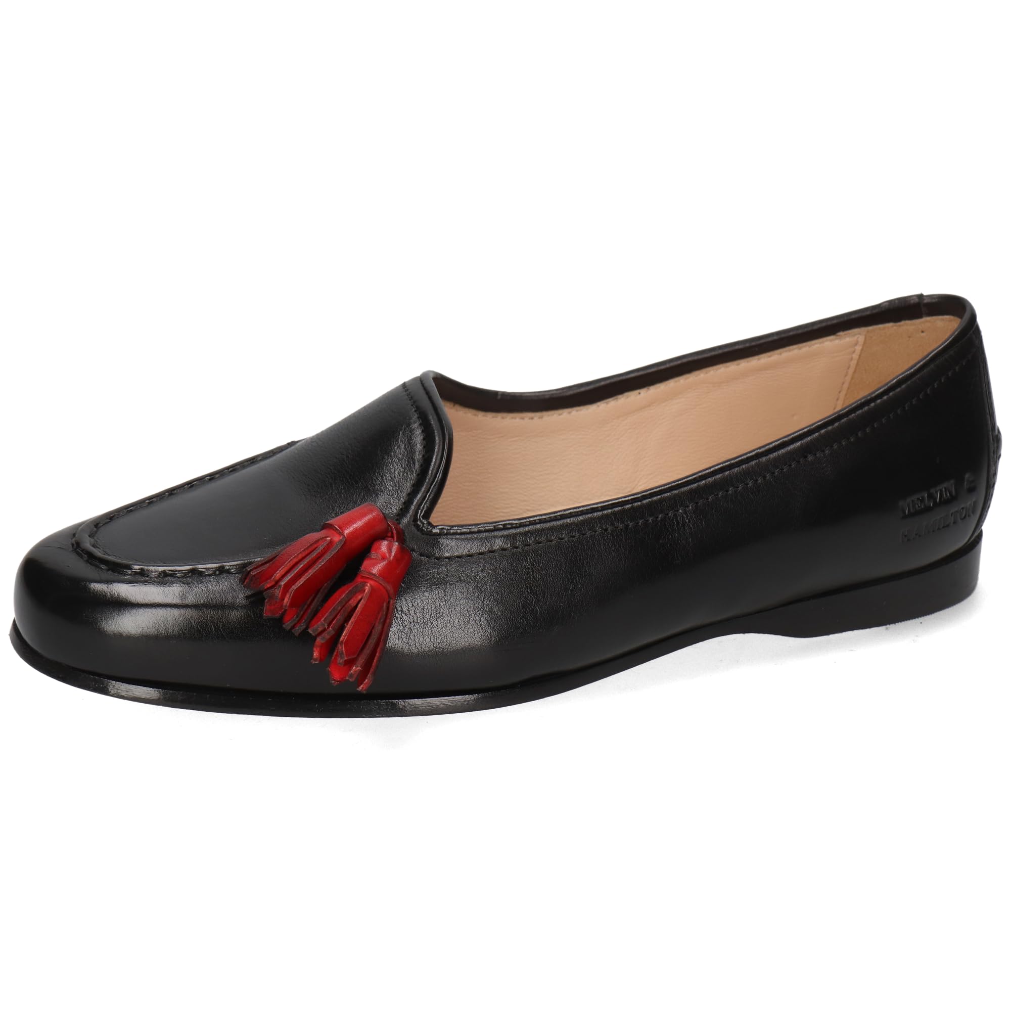 Melvin & Hamilton Women Julietta 2 Moccasin, Black, 8 UK