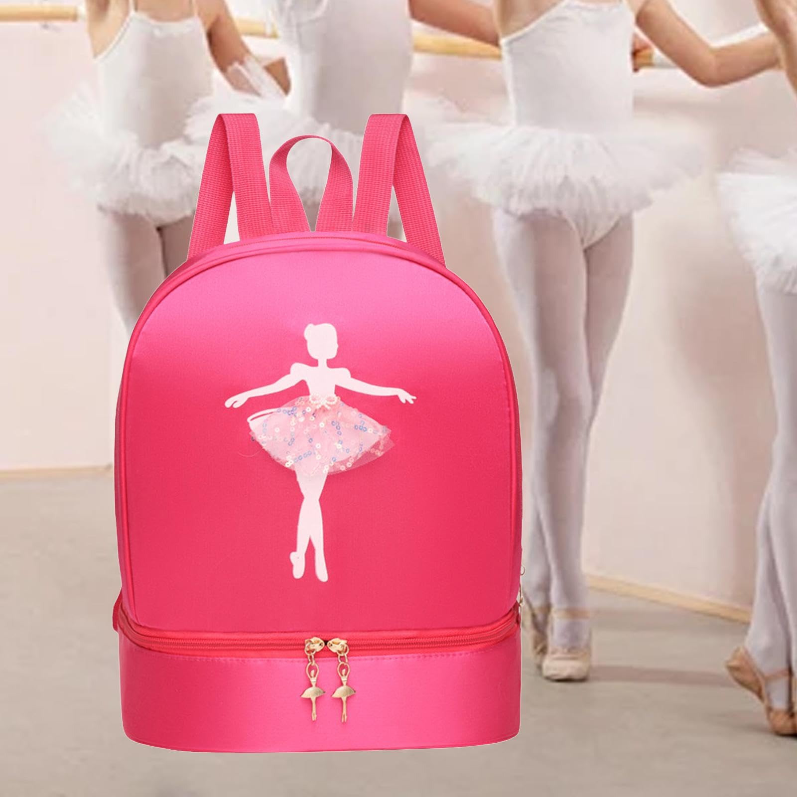 Borsone Danza Zaino Da Danza Per Bambine Rosa Principessa