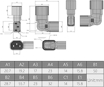Amazon.co.jp: 電源アダプタIEC 電源変換プラグ 電源プラグ 電源