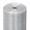 Hardware Cloth 1/2in 48inx100ft Hot Dip Galvanized 19 Gauge Chicken Wire Fencing Roll Poultry Animal Netting Cage Screen Chicken Coop Accessories Garden Plant Supports
