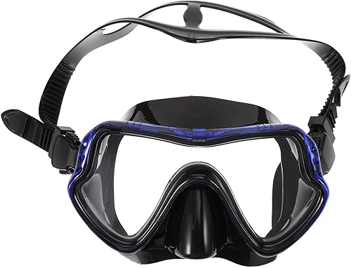 Toyvian Juego de máscara de esnórquel y esnórquel para adultos, equipo de esnórquel ligero con cómodo sello hermético para hombres y mujeres, equipo