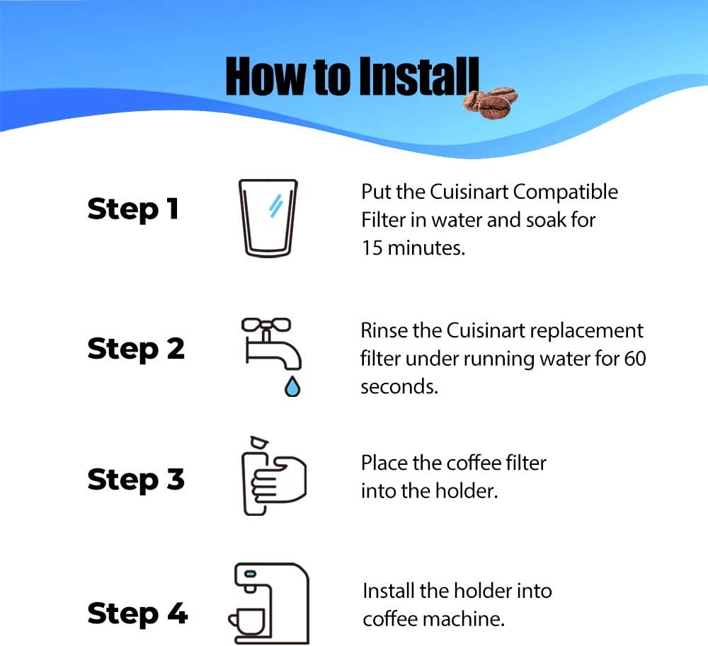 Filtri Per Acqua A Carbone Di Ricambio Cuisinart Albania - Foto 5