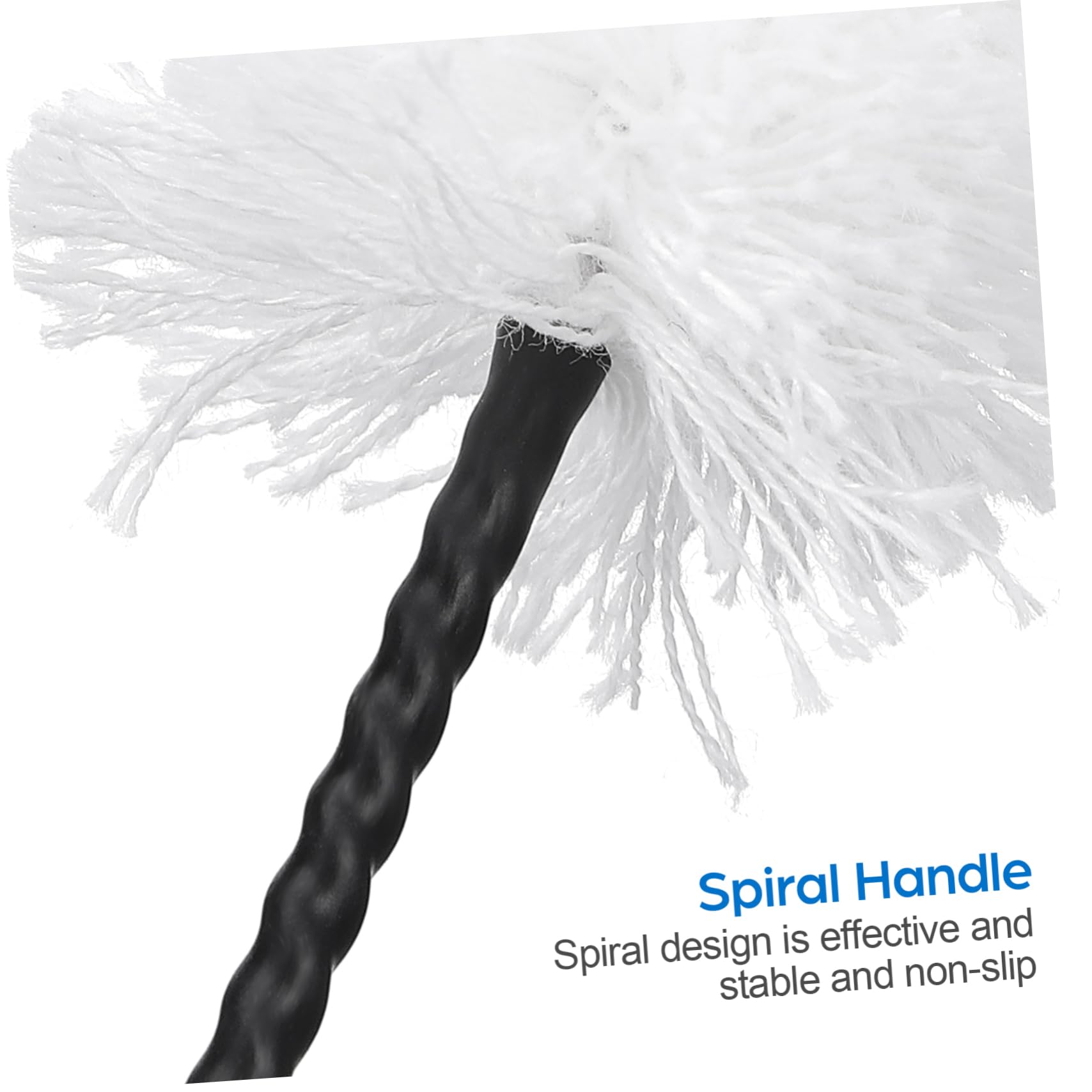 Abaodam 2pcs Flute Brush Cleaning Head Cotton Cleaning Brush for Flute Accessories