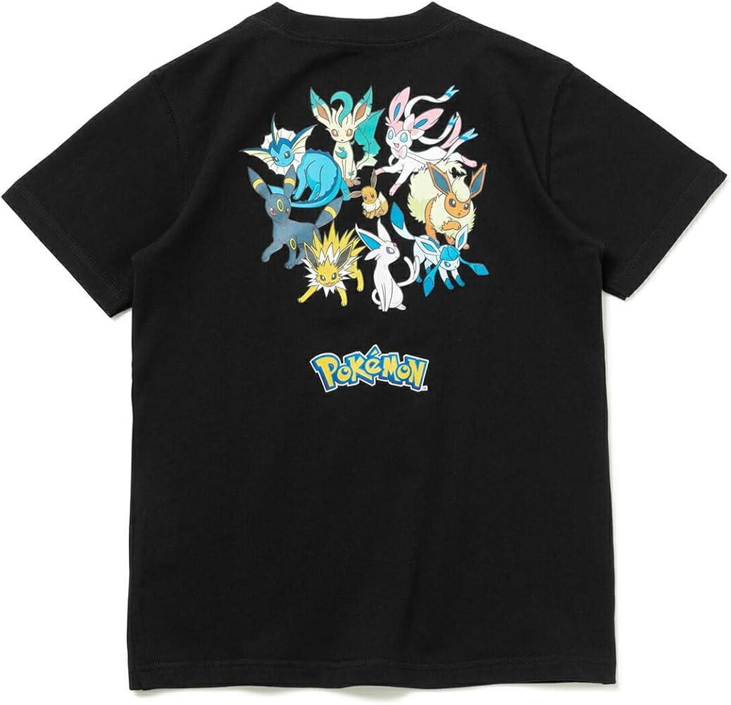Amazon | [ニューエラ] キッズ 半袖Tシャツ ポケモンコラボ ブラック