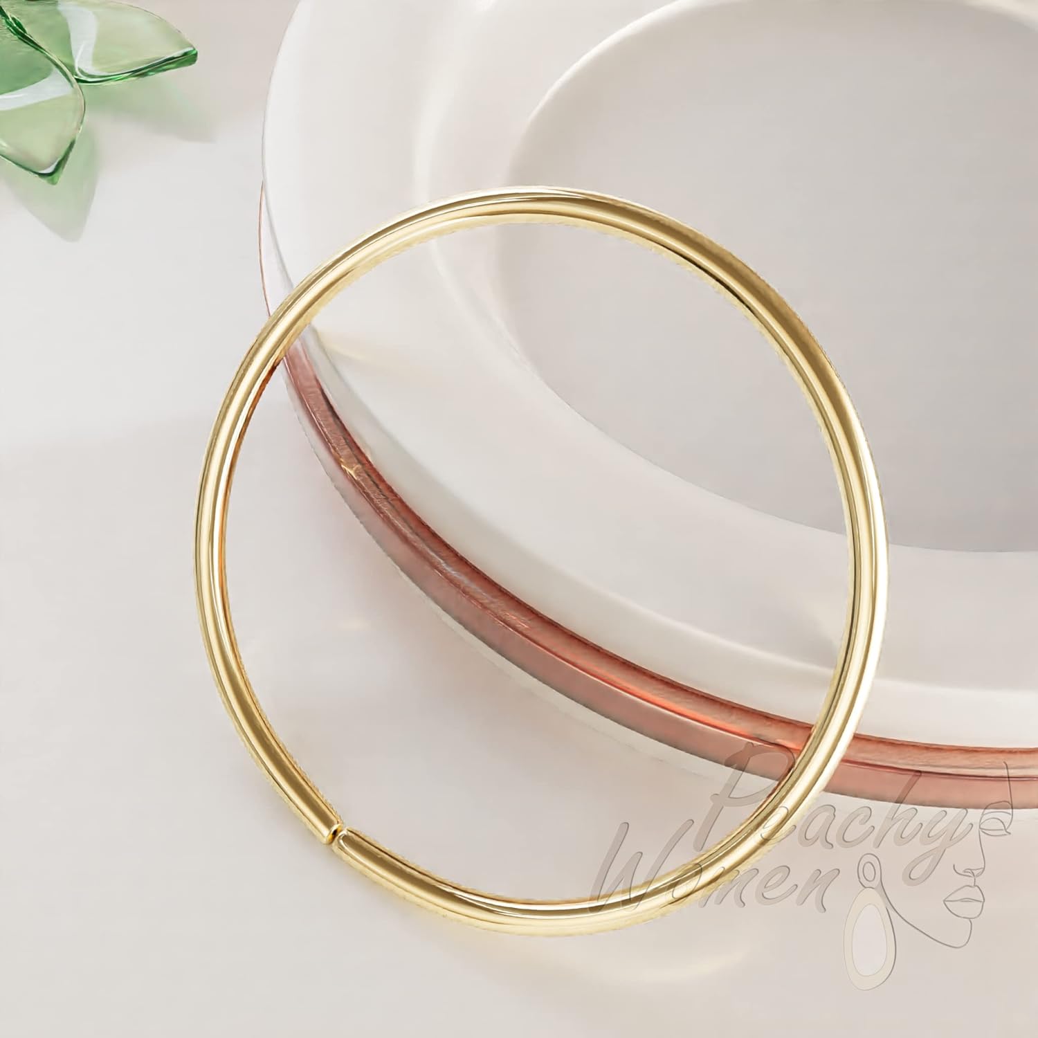 Gold Nose Hoop - Tiny Thin 24 Gauge 7mm Nose Rings For Women - 14k Gold Filled Nose Piercing Jewelry For Women - Small Handmade Nose Hoops - Gift Ready - Image 6