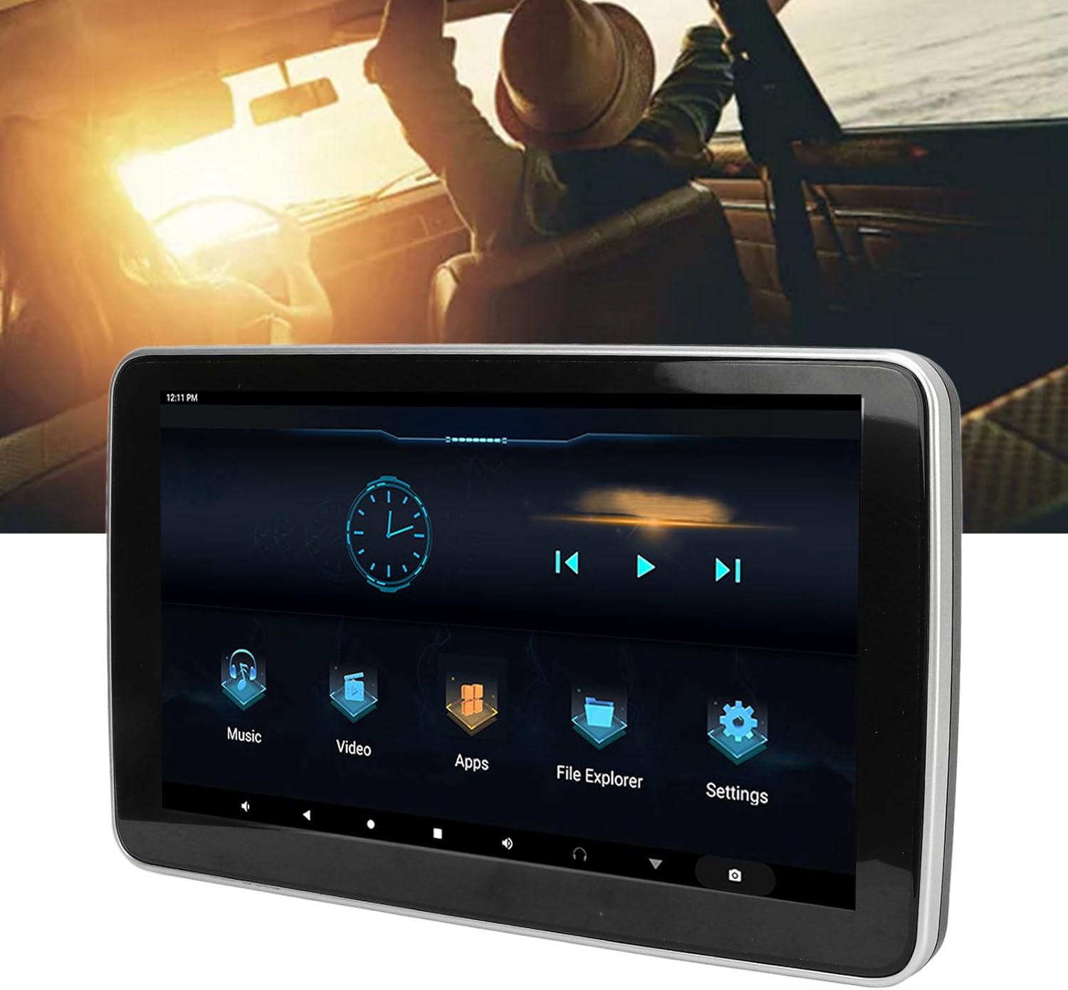 Car Headrest Monitor9.0 10.1in Touch Screen 2GB32GB ROM for Vehicles