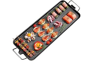 Extra Large Electric Griddle - Korean Grill - 26.8 Inch Long Skillet Griddle