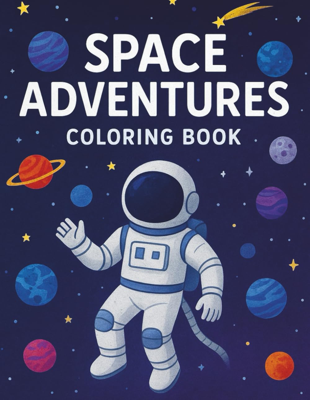 space adventures coloring book