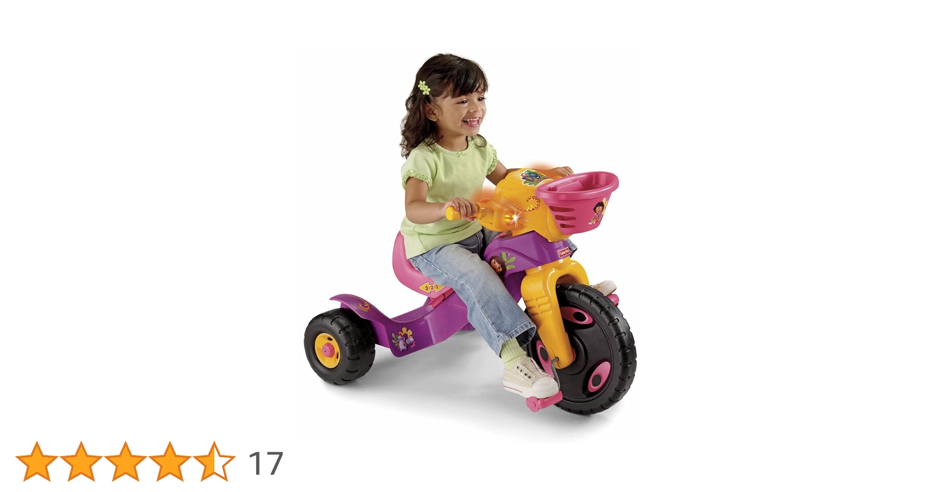 Fisher-Price Dora the Explorer Lights and Sounds Trike
