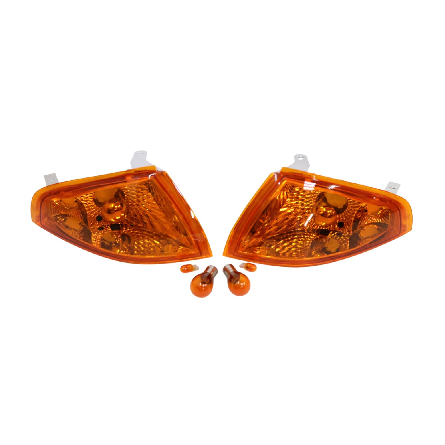 Amazon.com: Amber Crystal Front Corner Signal Lights For NISSAN