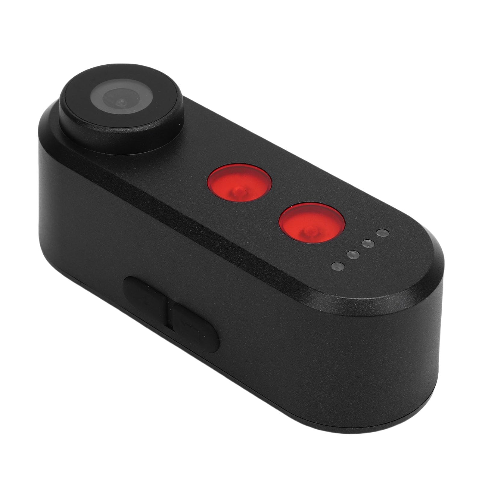 Fabater Caméra de Vélo, 1080P HD 140 Grand Angle IPX6 étanche, éclairage Arrière Rechargeable, Caméra de Cyclisme avec 6 Modes d'éclairage Réglables, Verrouillage Vidéo d'urgence, Enregistrement