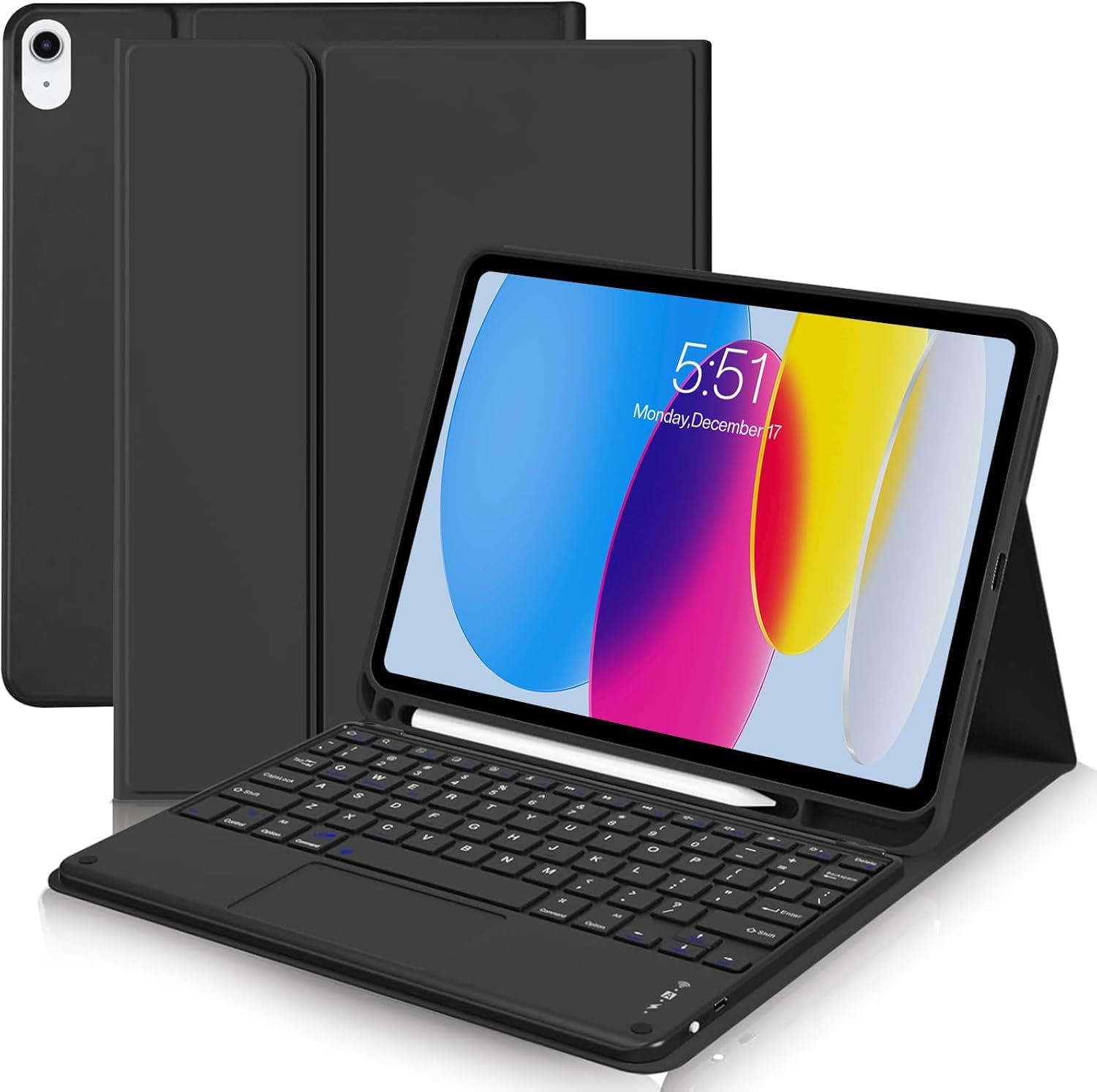 ProCase Funda Con Teclado Para IPad Pro 12.9" 2020 2018 4a 3a Gen