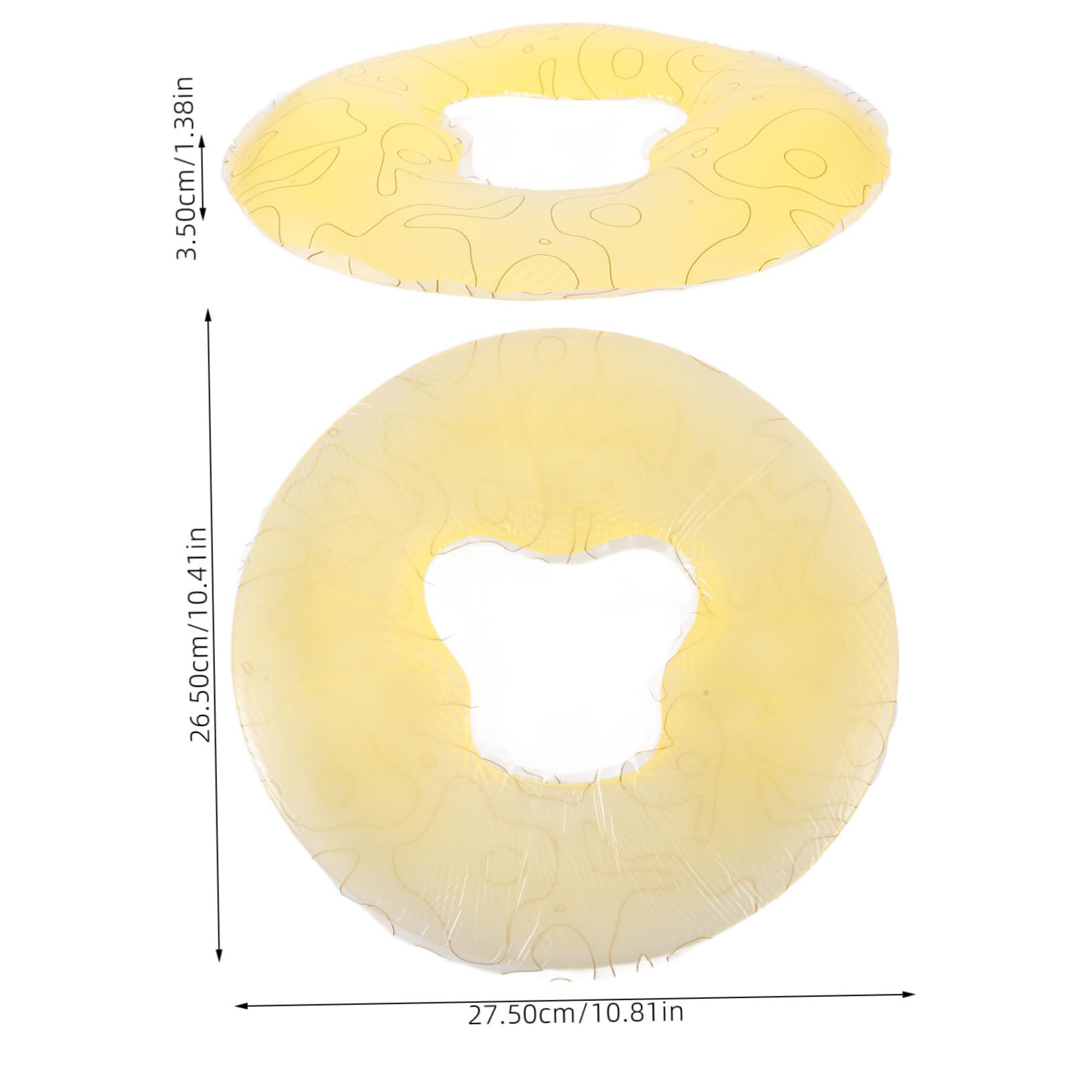 WOFASHPURET Beauty Bed Face Pillow Silicone Face down Massage Pillow Hole Spa for down Luxury for Beauty Salons