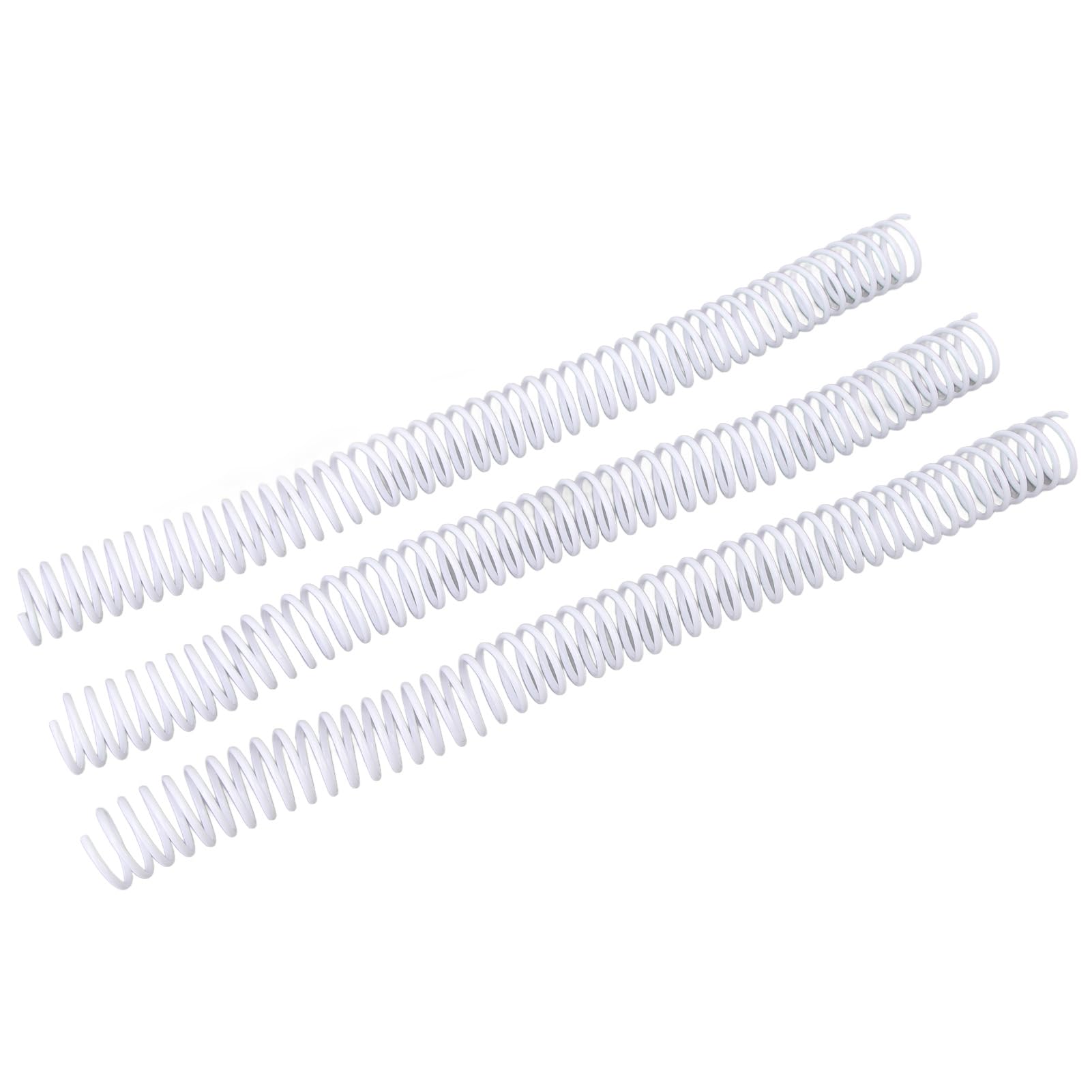 50 pezzi di spirale per rilegatura, diametro 19 mm, passo 4:1, dorso per rilegatura formato A4, capacità di 170 fogli, spirale in plastica per rilegatura di carta formato letter (1)