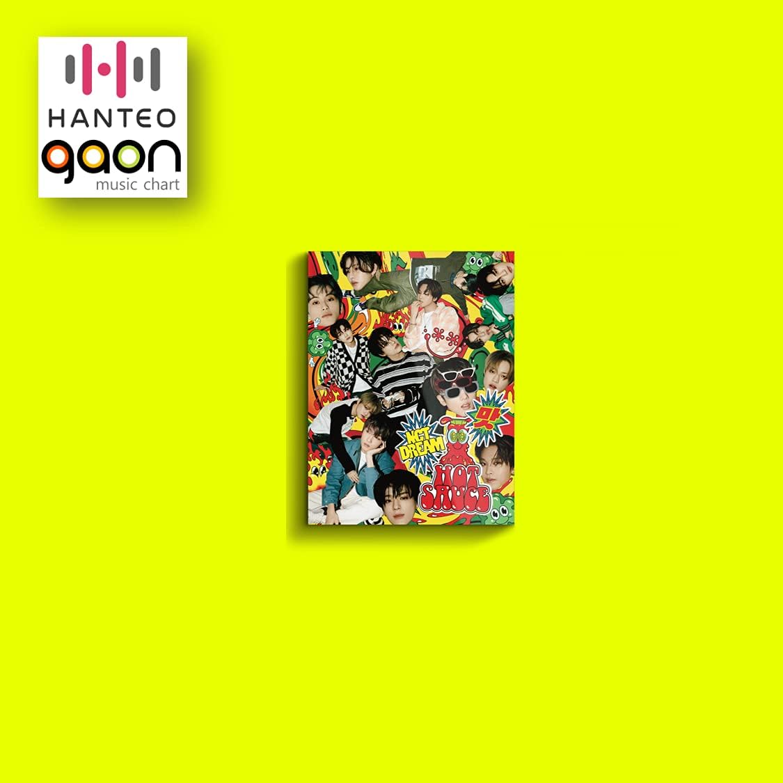 NCT Dream - Hot Sauce [Photobook Boring ver.] (The 1st Album) [Pre Order] CD+Photobook+Folded Poster+Others with Tracking, Extra Decorative Stickers, Photocards