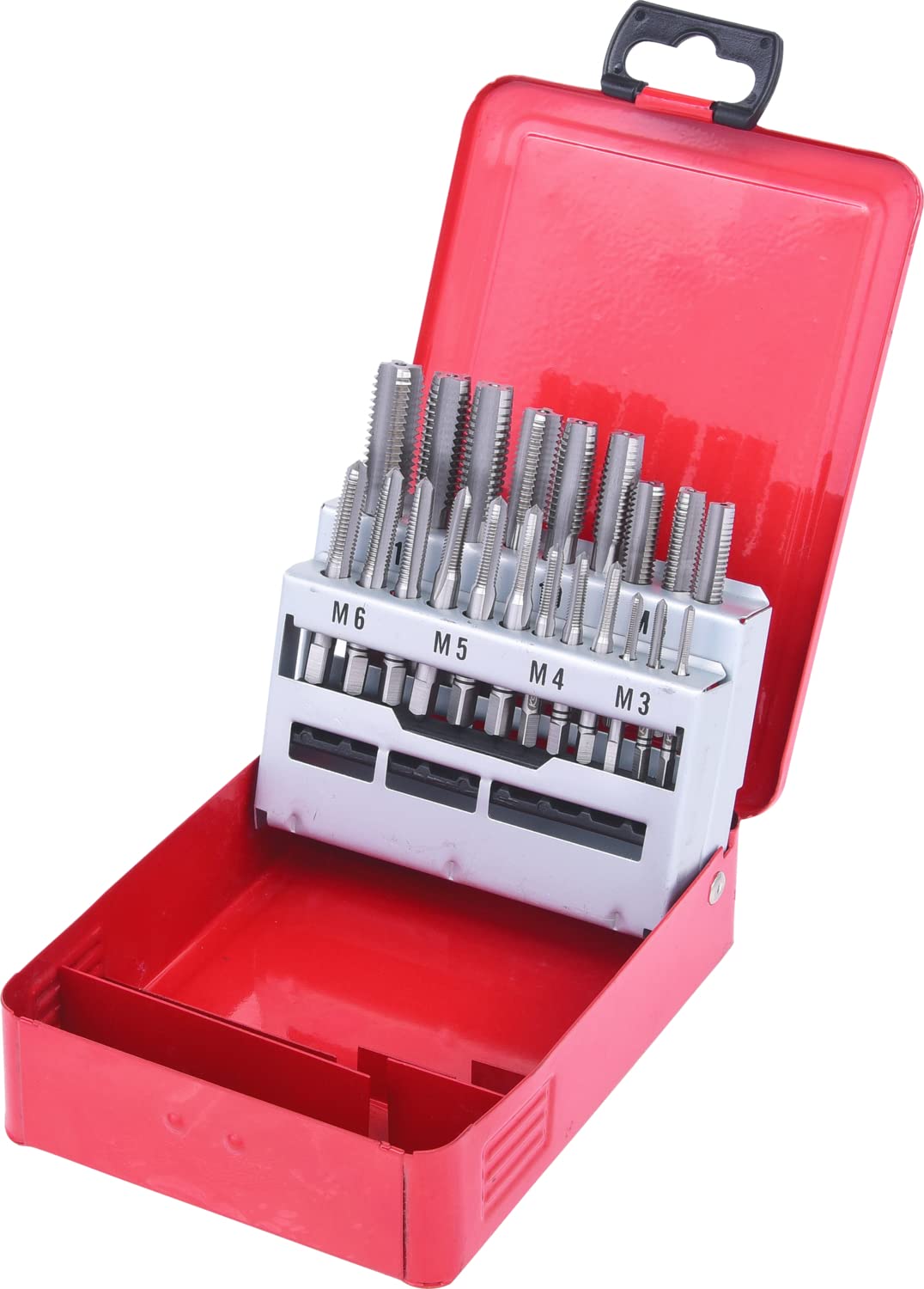 KS Tools 336.0621 HSS Zestaw gwintowników recznych Mw opakowaniu z blachy stalowej, 21-szt