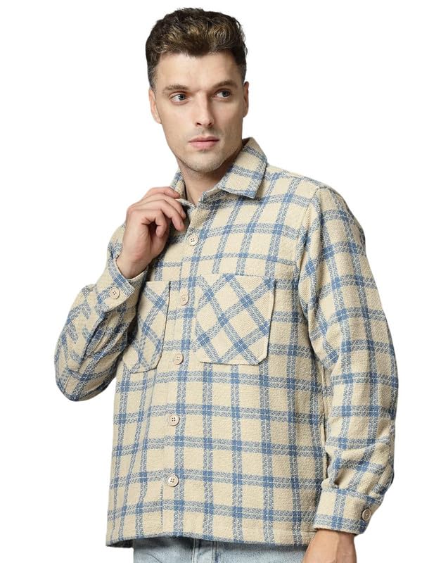Image of CHKOKKO Men's Polyester Regular Jacket