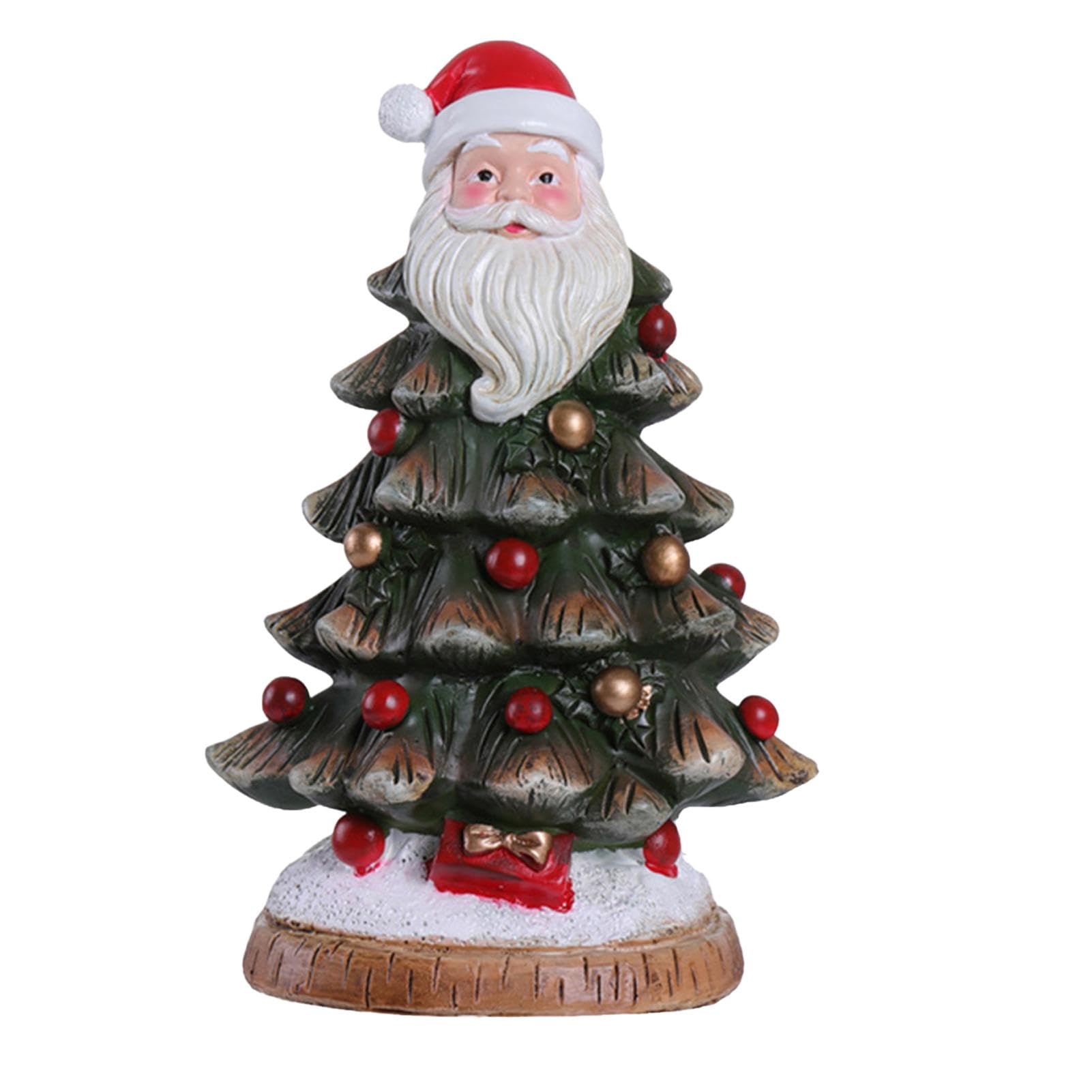 Figuras de árboles de Navidad decorativas de resina para dar calidez a tu escritorio