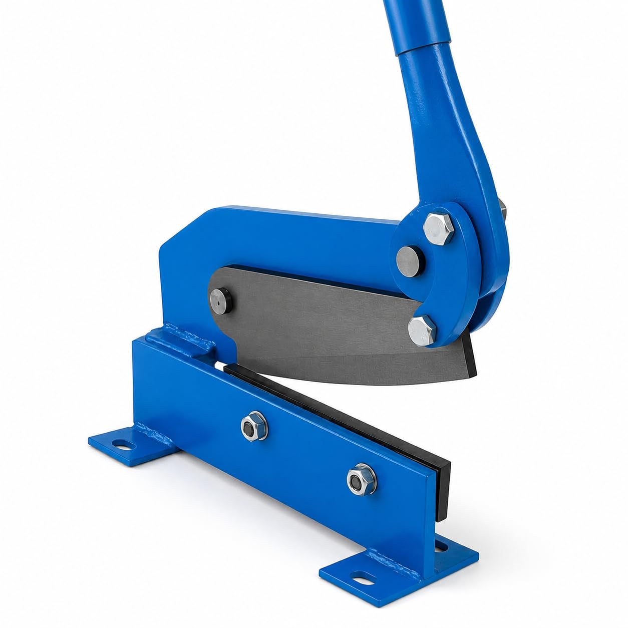 KATSU 200 mm Manuelle Platte Flache Metall Stahlblechschere Scheren, Heavy Duty präzises Schneiden, Metallschere Metall-Cutter Stangenplatte Scher schneidet Blech Rebar Runde Lager