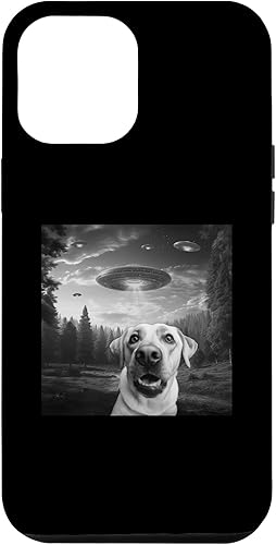Miniatura 10 de iPhone 14 Pro Alien UFO Selfie Labrador Spaceship Weirdcore Dogs Case