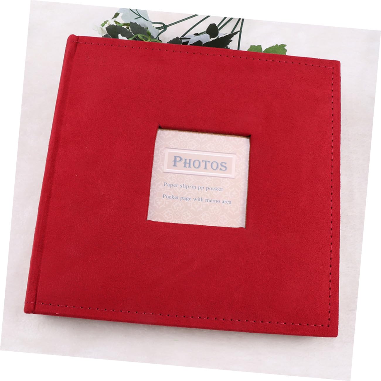Zerodeko 1pieza Álbum De Fotos Infantil De Álbum De Recuerdos Para Fotos Para Graduaciones y Viajes Color Rojo